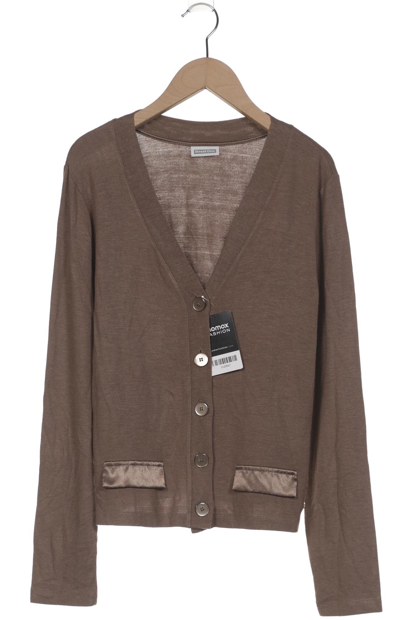 

Street One Damen Strickjacke, braun, Gr. 40