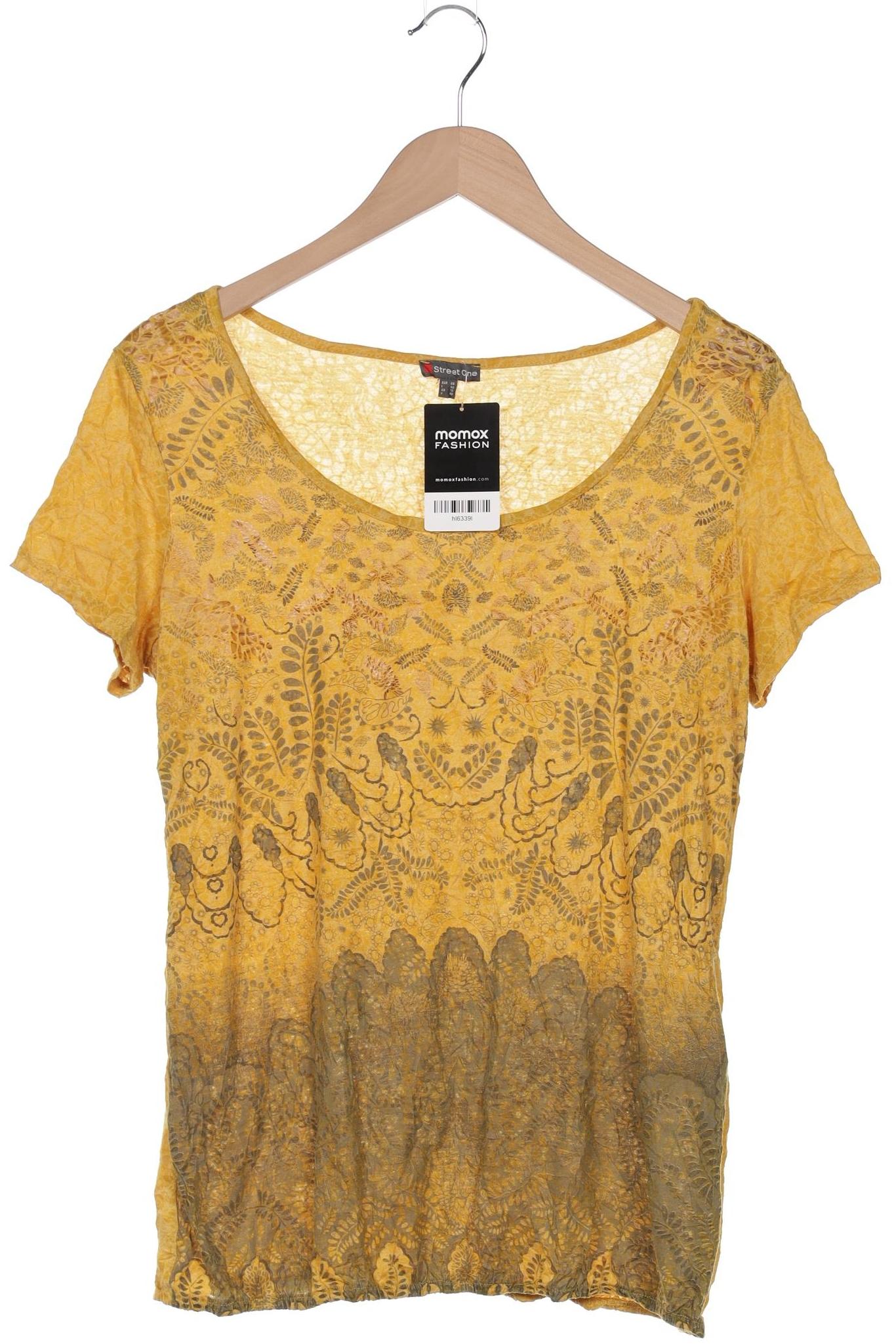 

Street One Damen T-Shirt, gelb, Gr. 38