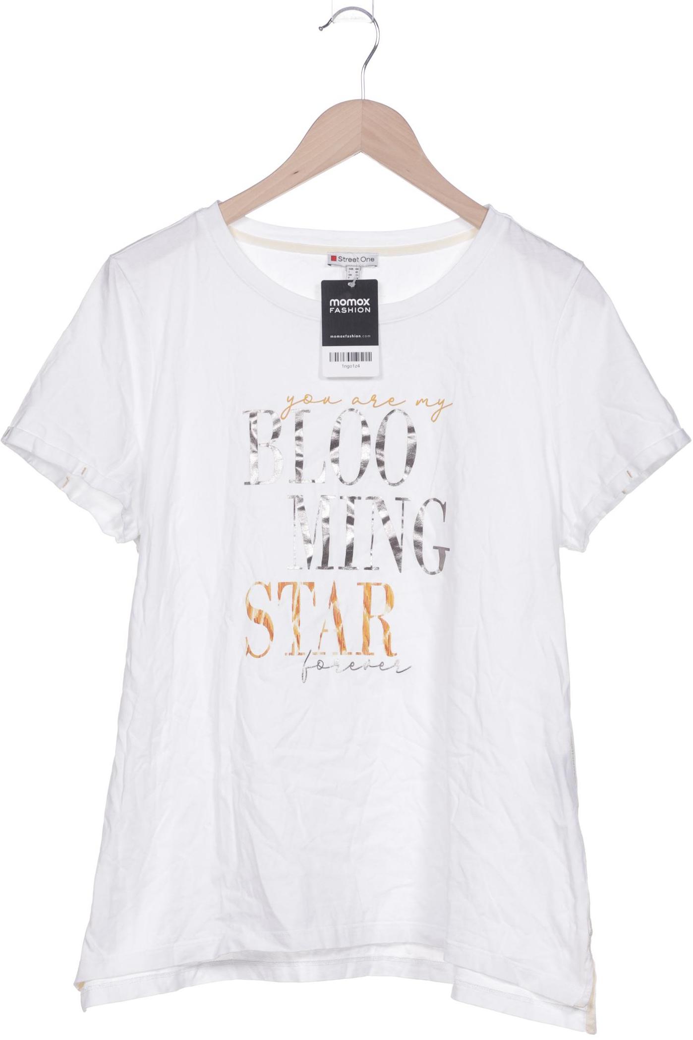 

Street One Damen T-Shirt, weiß, Gr. 44