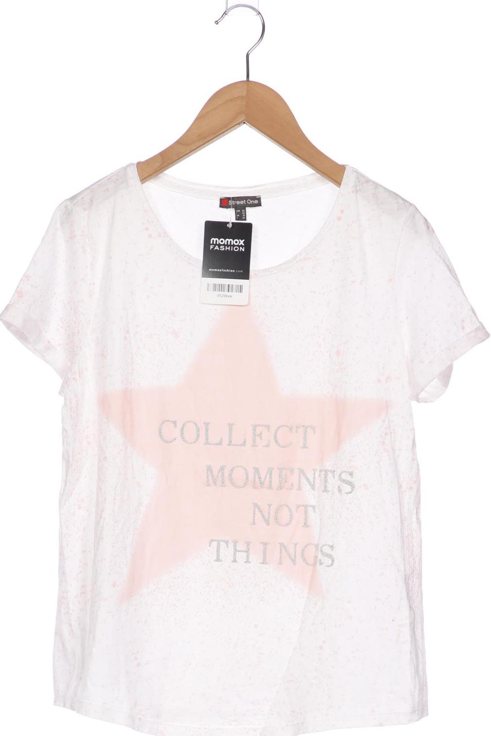 

Street One Damen T-Shirt, weiß, Gr. 36