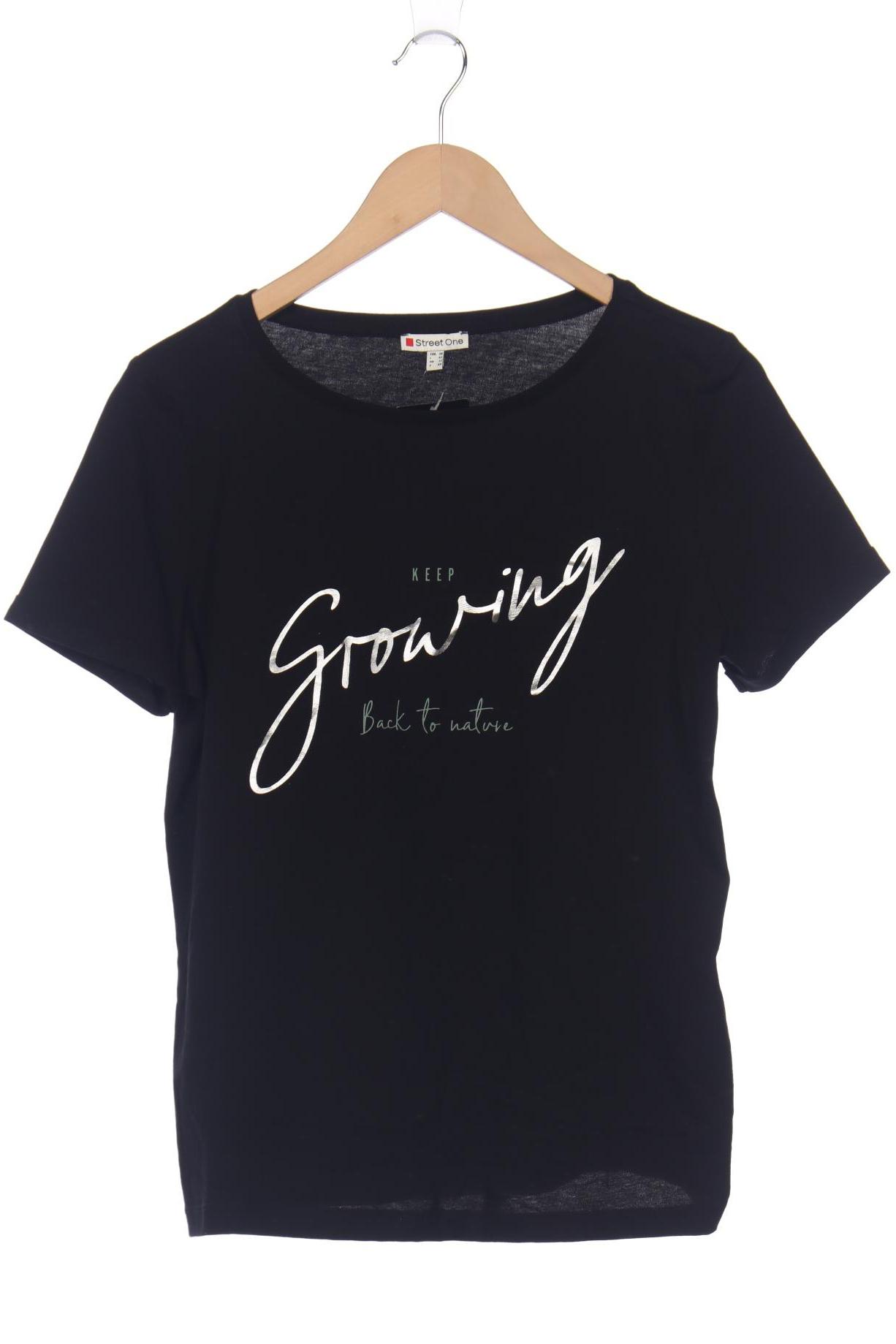 

Street One Damen T-Shirt, schwarz