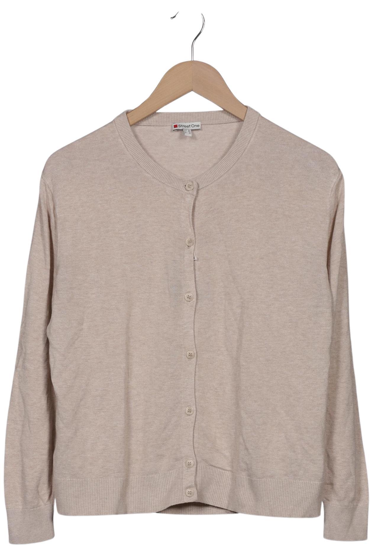 

Street One Damen Strickjacke, beige, Gr. 40
