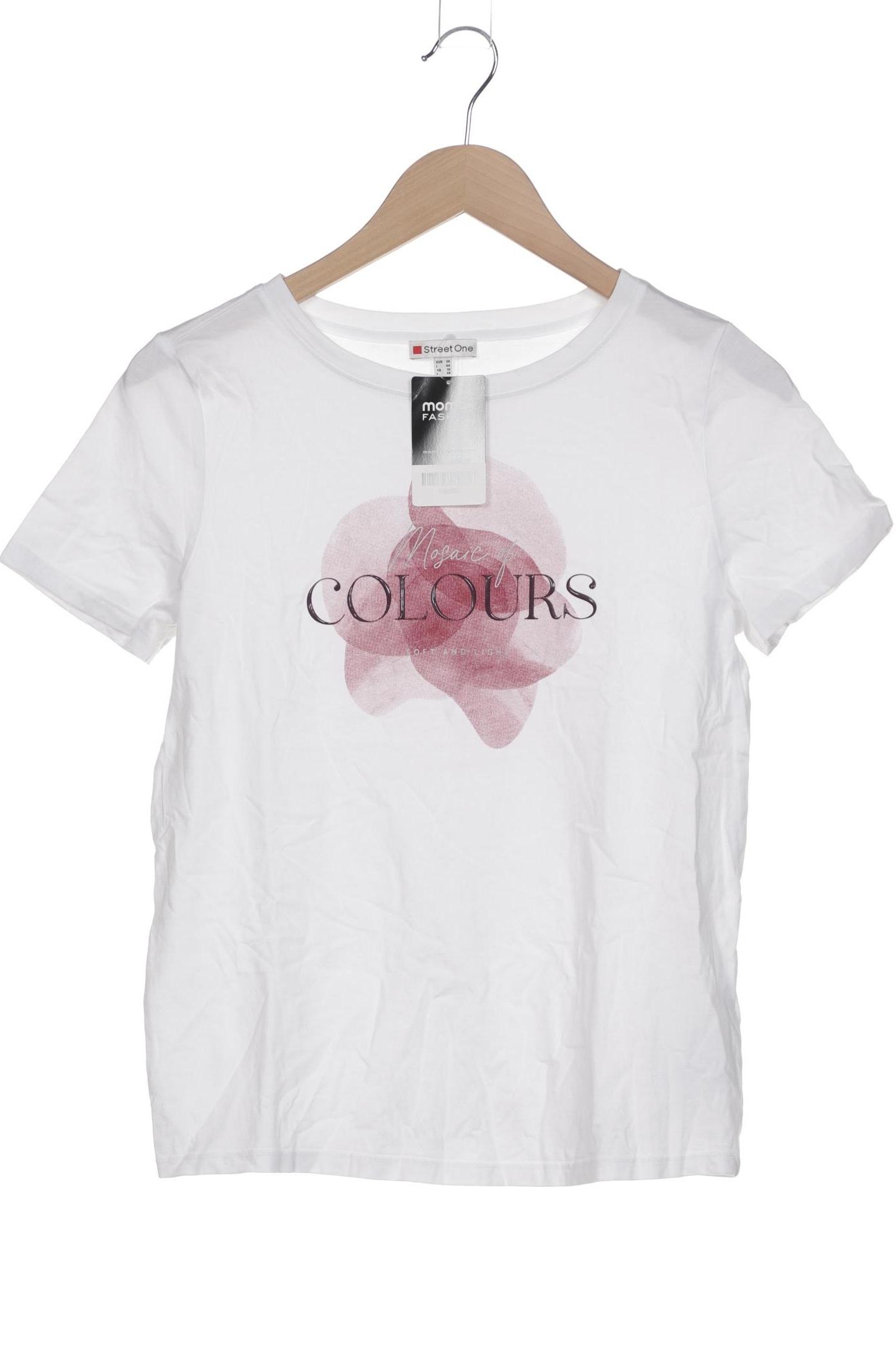 

Street One Damen T-Shirt, weiß, Gr. 36