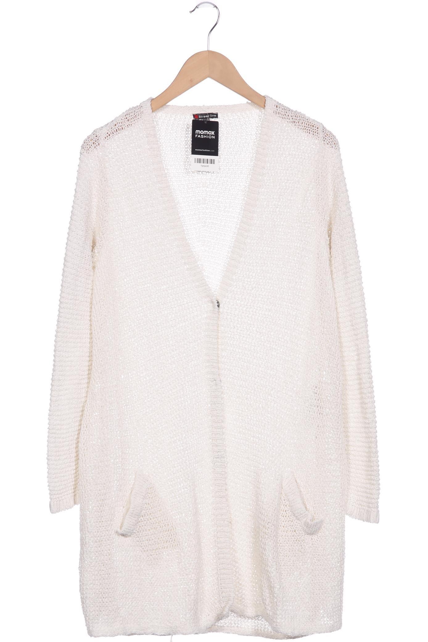 

Street One Damen Strickjacke, weiß, Gr. 38