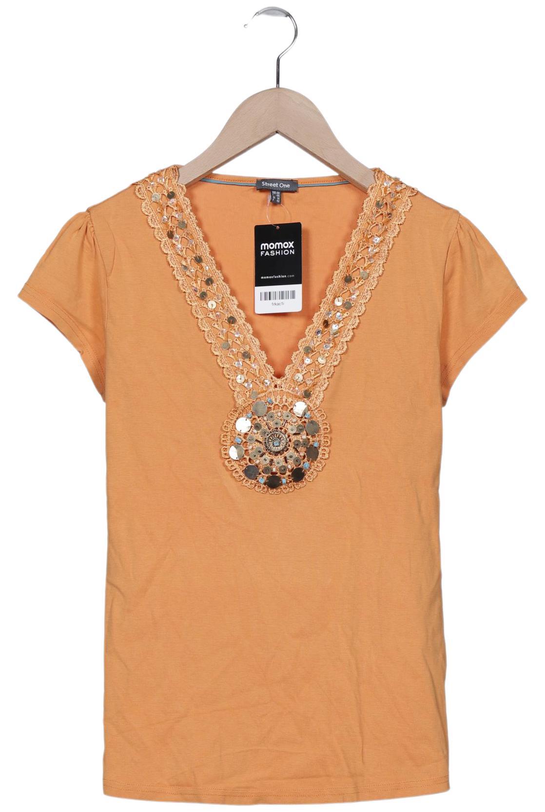 

Street One Damen T-Shirt, orange, Gr. 40