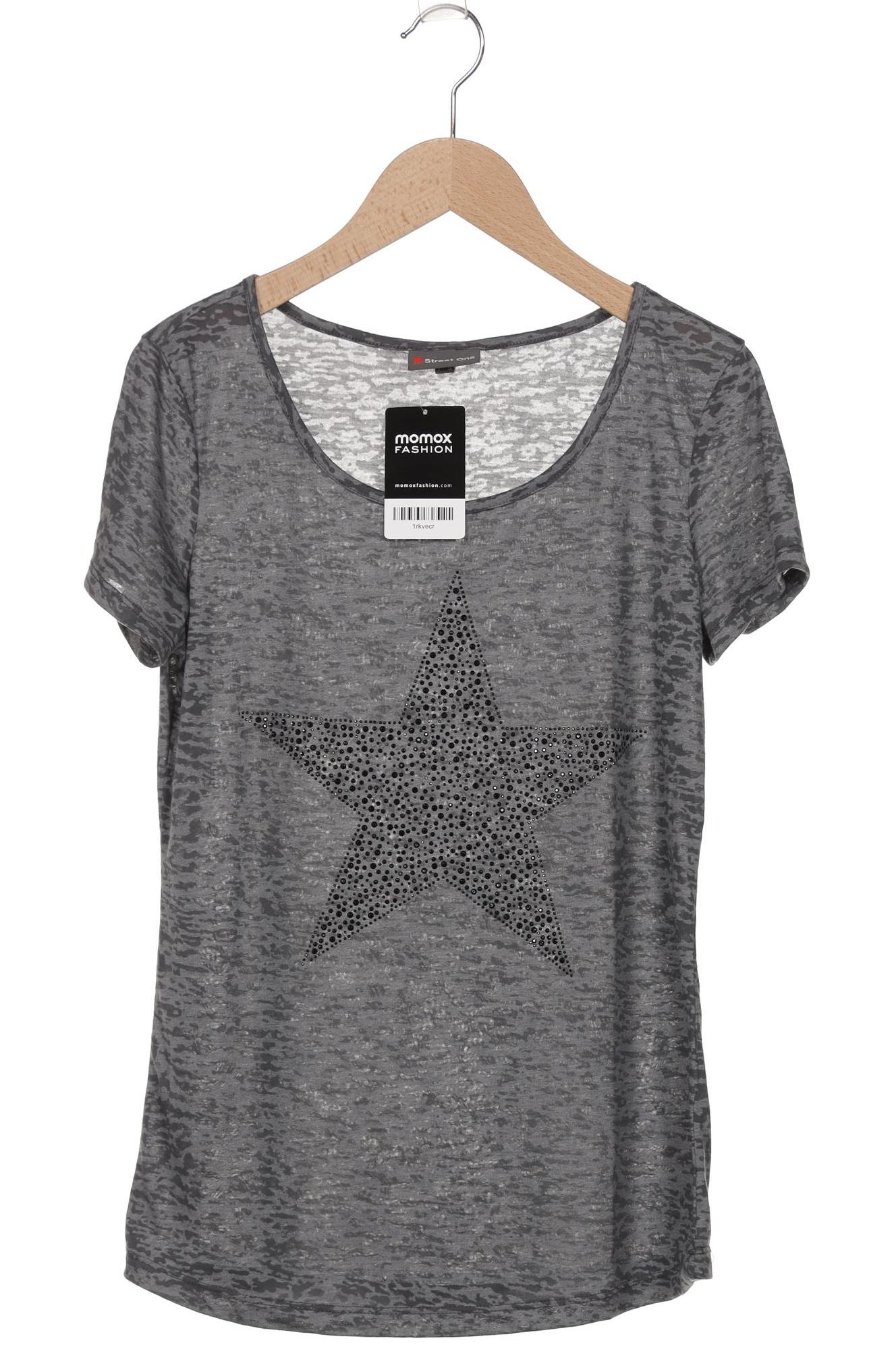 

Street One Damen T-Shirt, grau, Gr. 36