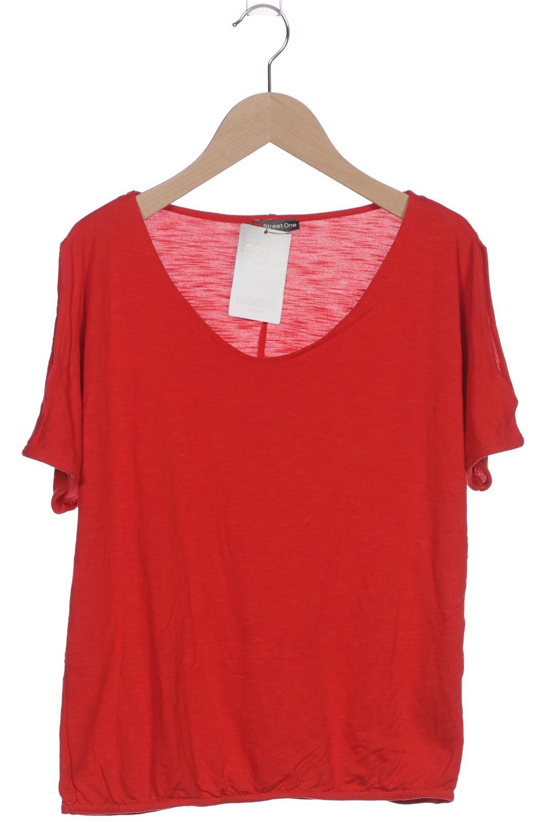 

Street One Damen T-Shirt, rot, Gr. 36