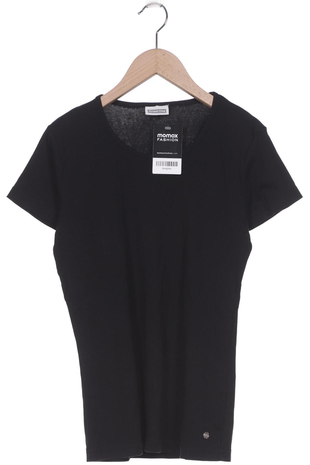 

Street One Damen T-Shirt, schwarz, Gr. 44