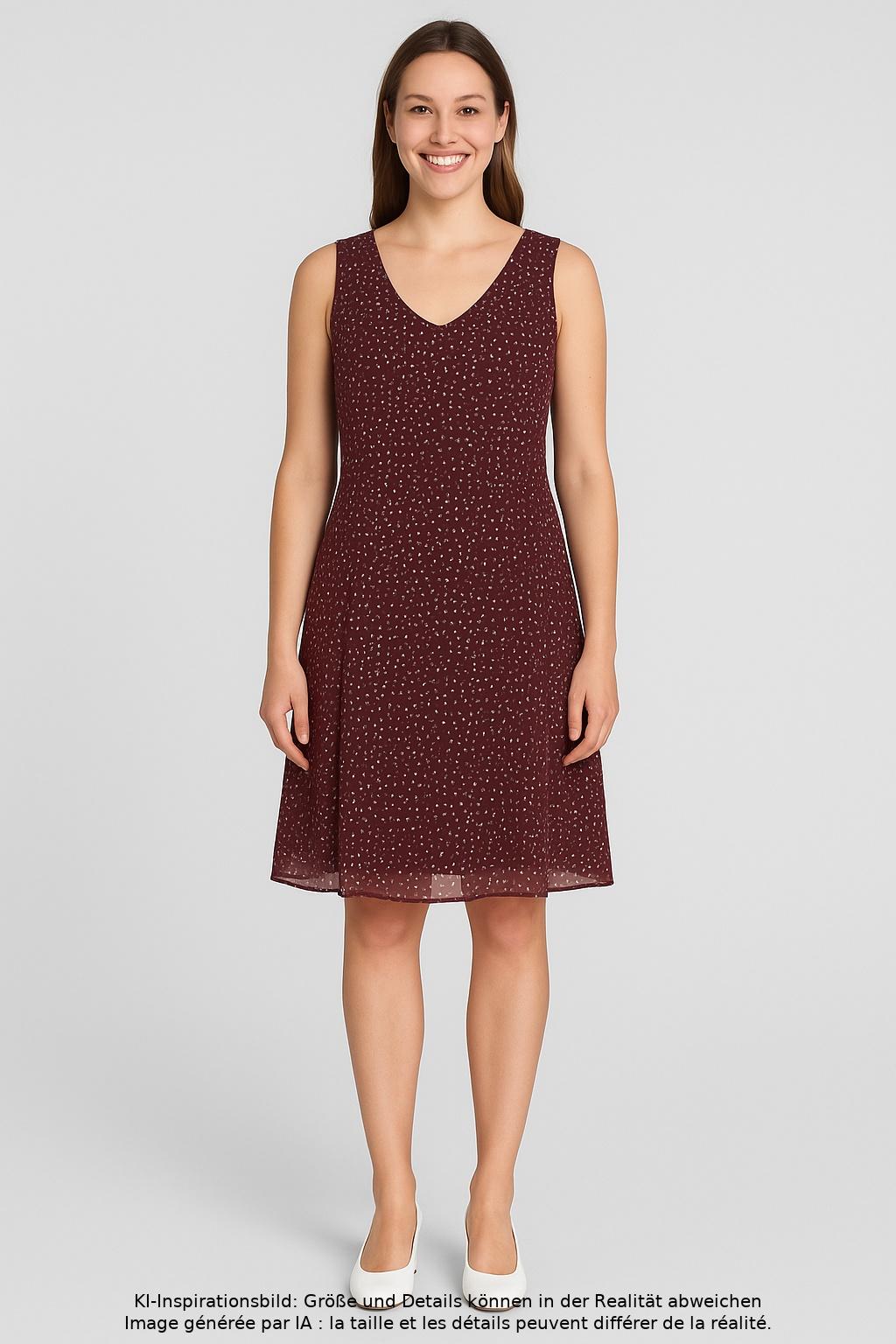 

Street One Damen Kleid, bordeaux, Gr. 36