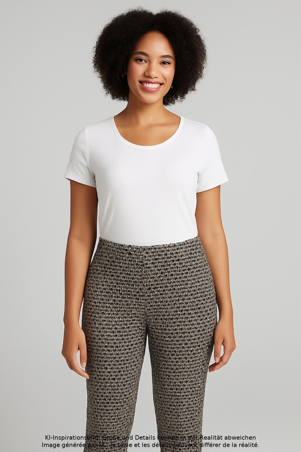 

Street One Damen Stoffhose, mehrfarbig, Gr. 34