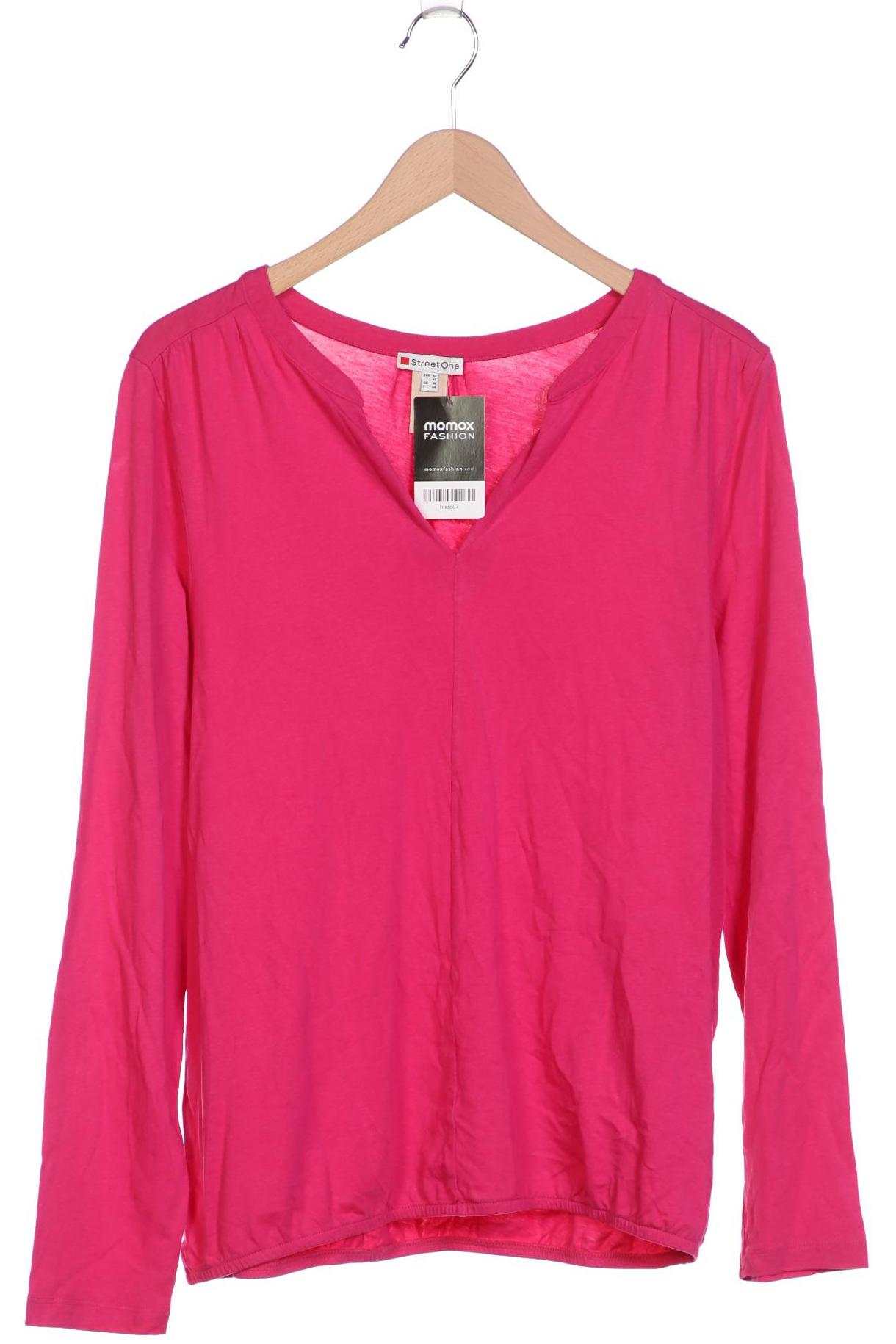 

Street One Damen Langarmshirt, pink, Gr. 42