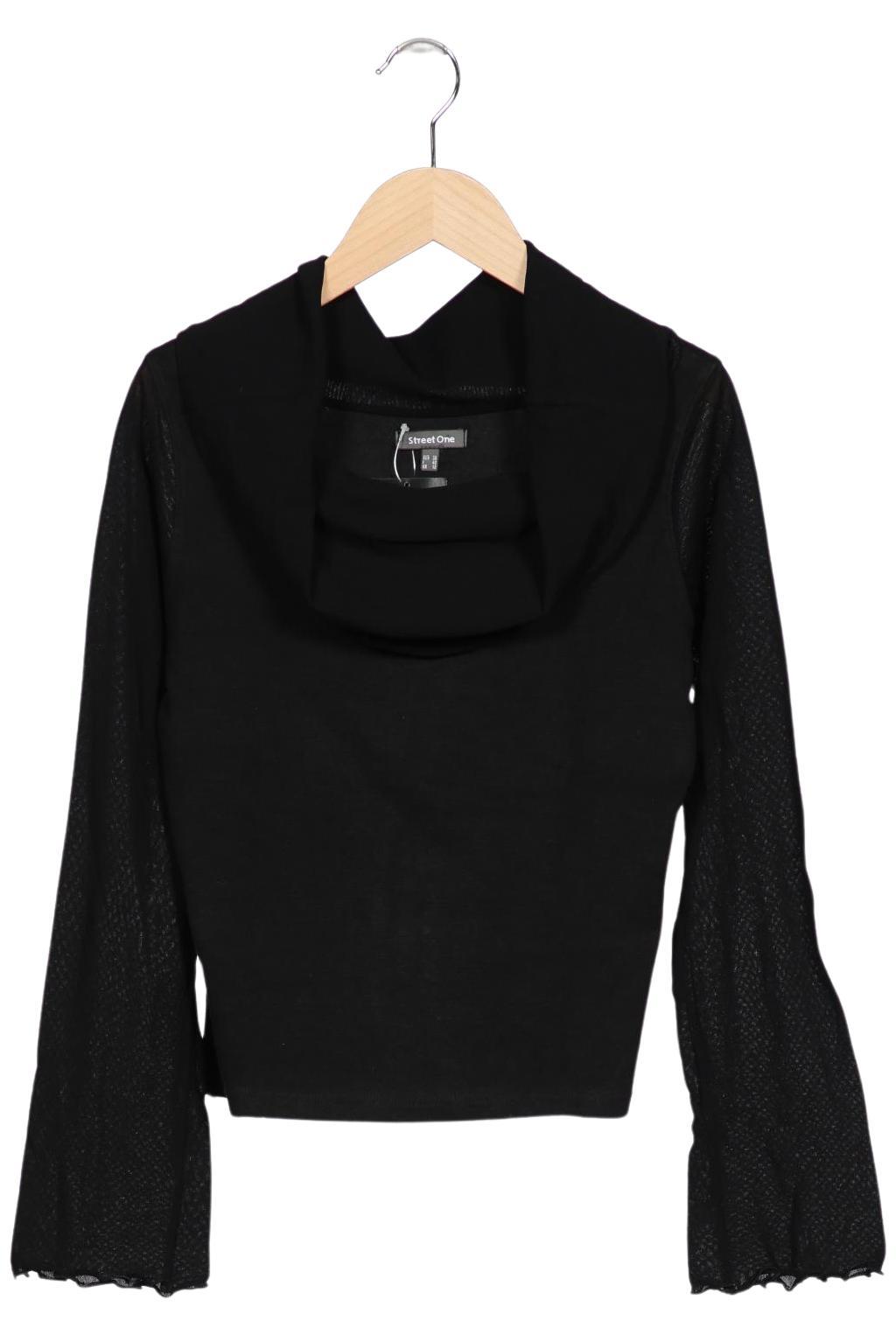 

Street One Damen Langarmshirt, schwarz, Gr. 38