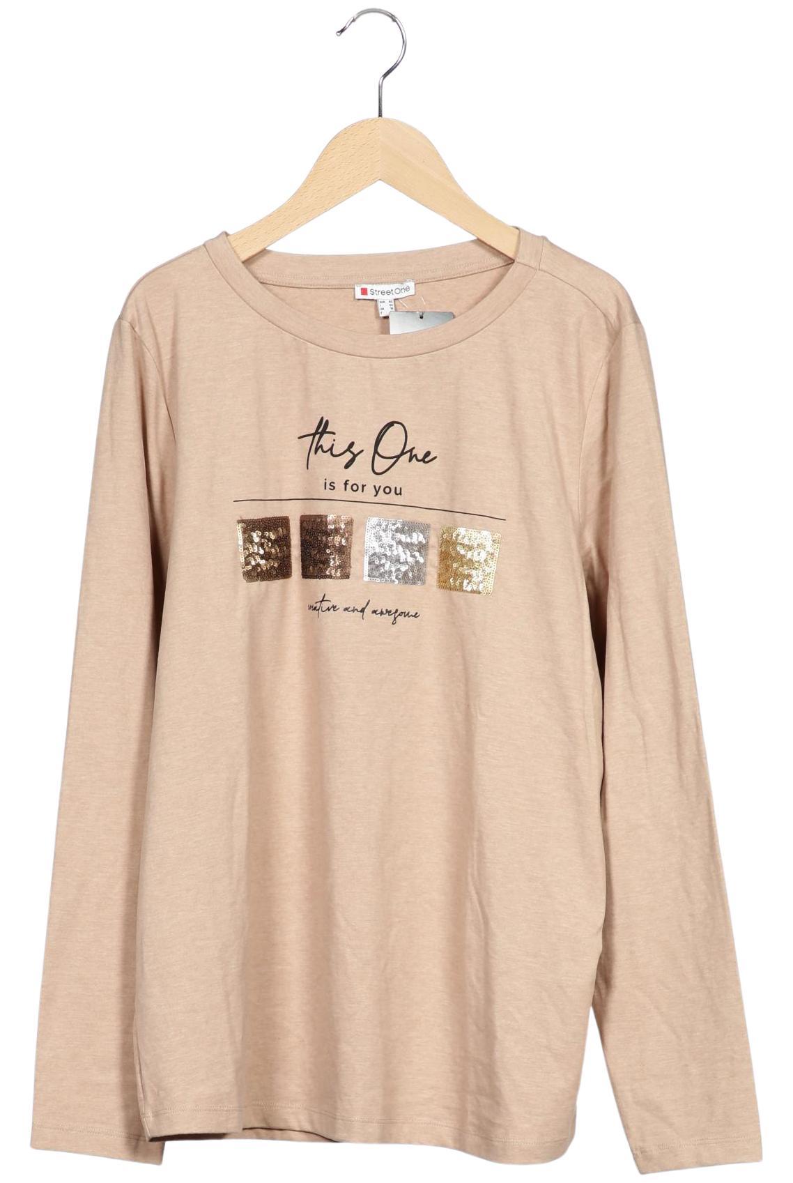 

Street One Damen Langarmshirt, beige, Gr. 42