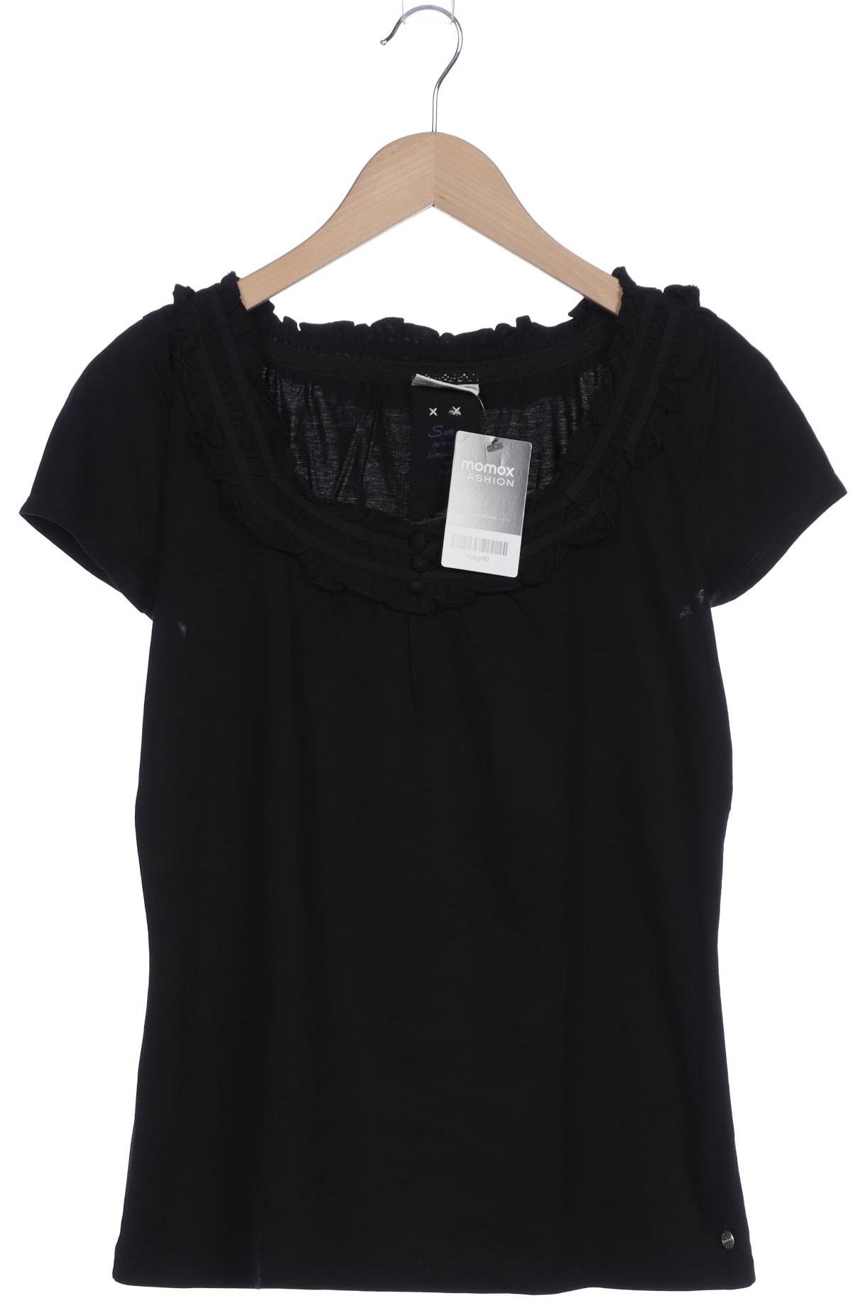 

Street One Damen T-Shirt, schwarz, Gr. 42