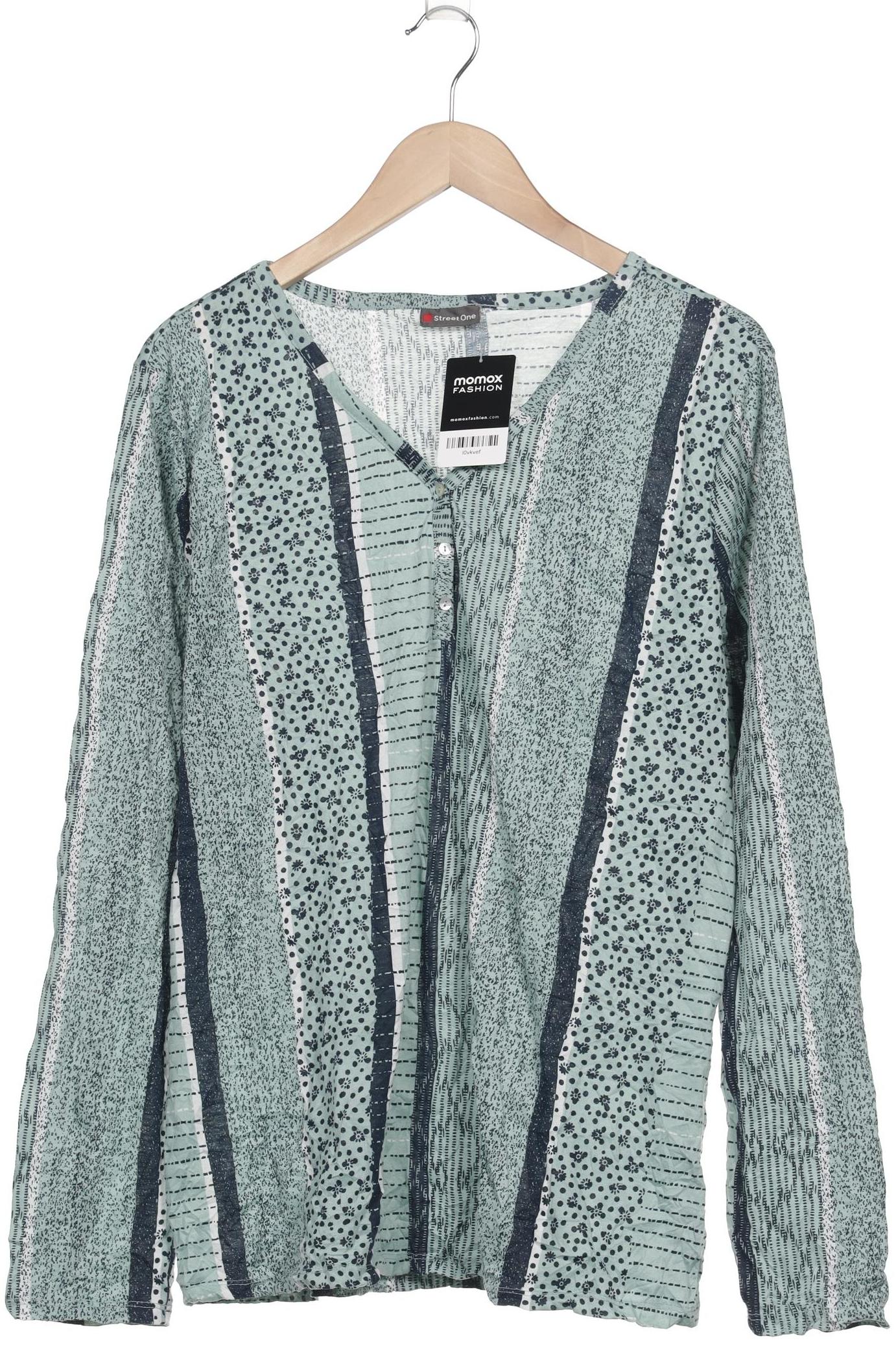 

Street One Damen Langarmshirt, türkis, Gr. 44