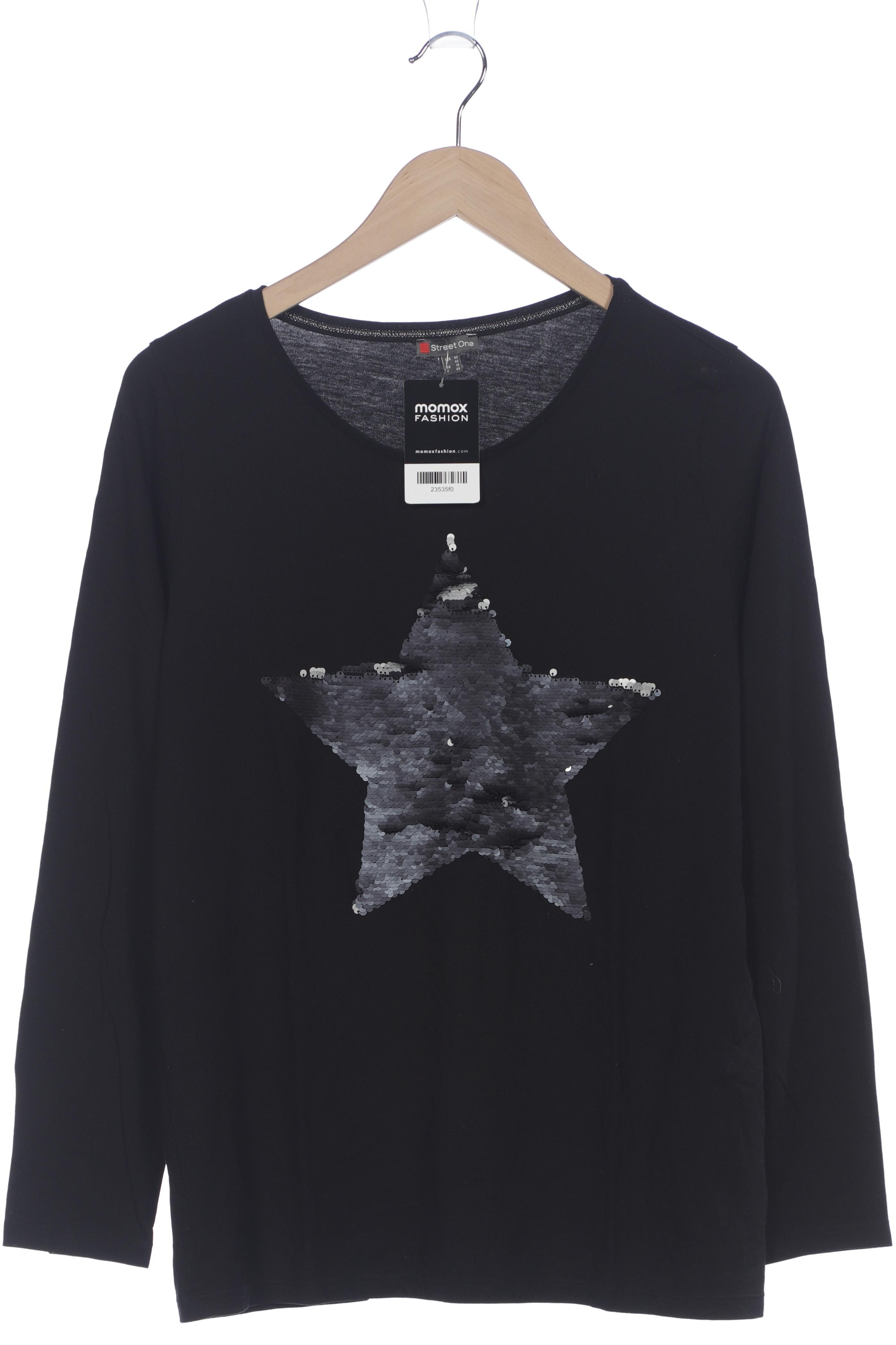 

Street One Damen Langarmshirt, schwarz, Gr. 42