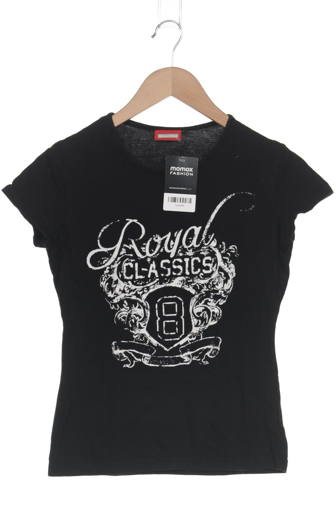 

Street One Damen T-Shirt, schwarz, Gr. 36