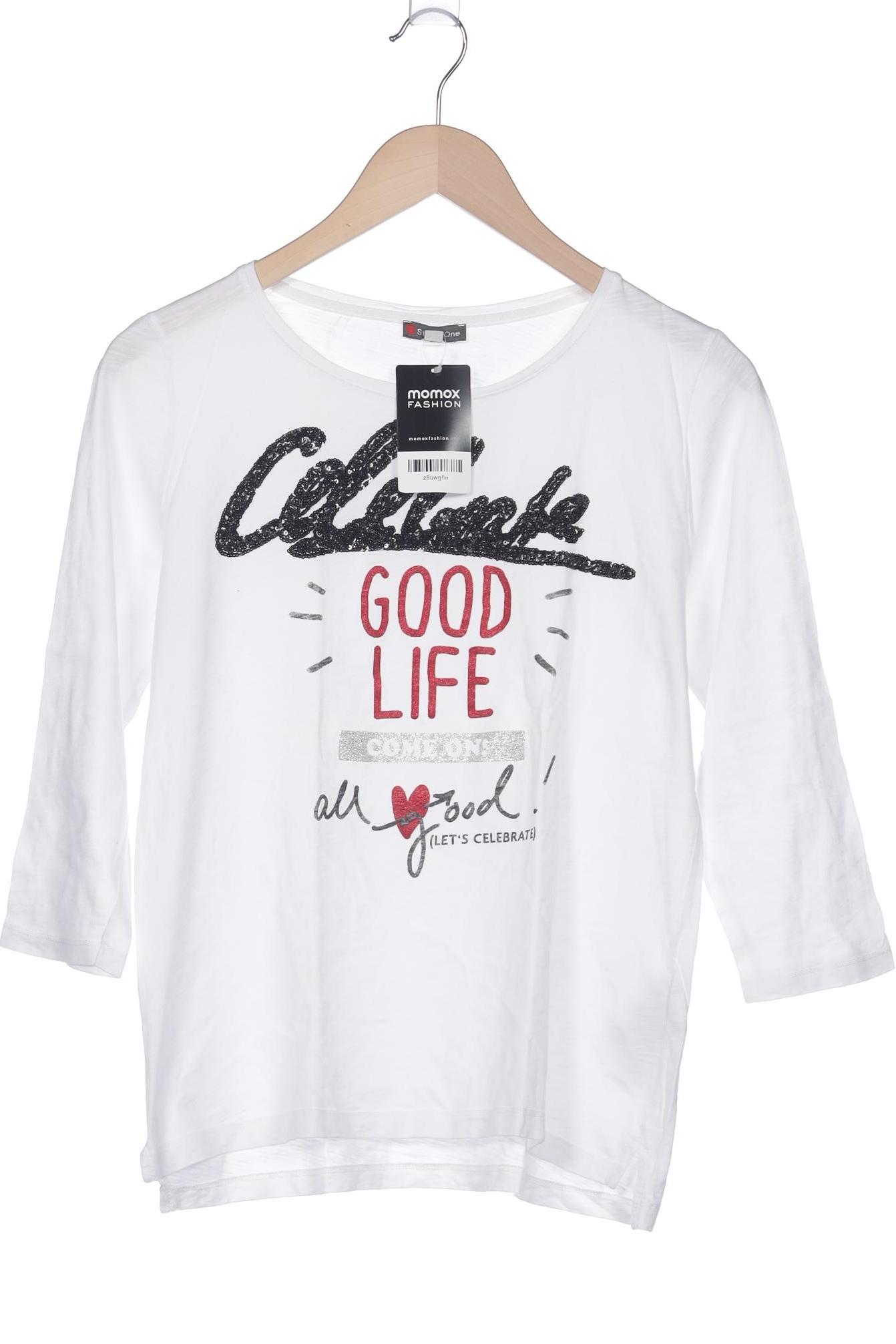 

Street One Damen Langarmshirt, weiß, Gr. 38