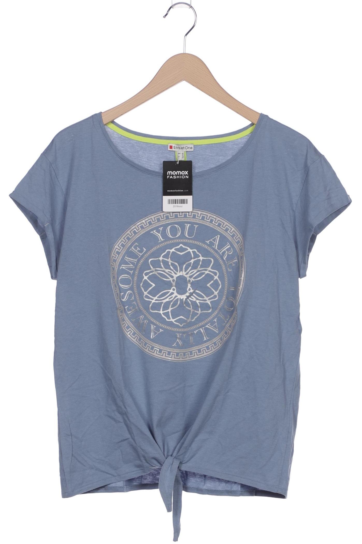 

Street One Damen T-Shirt, blau, Gr. 42