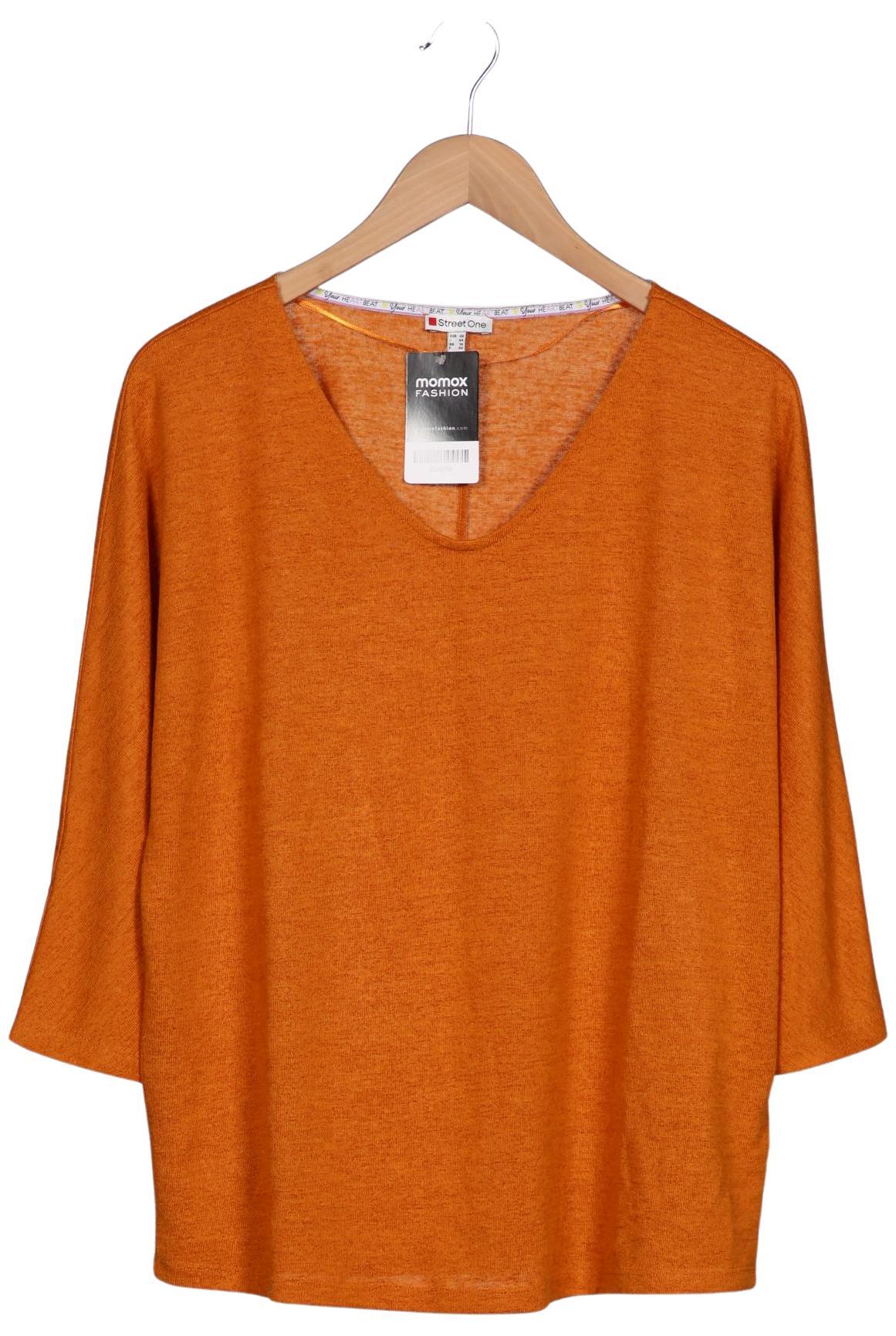 

Street One Damen Pullover, orange, Gr. 40