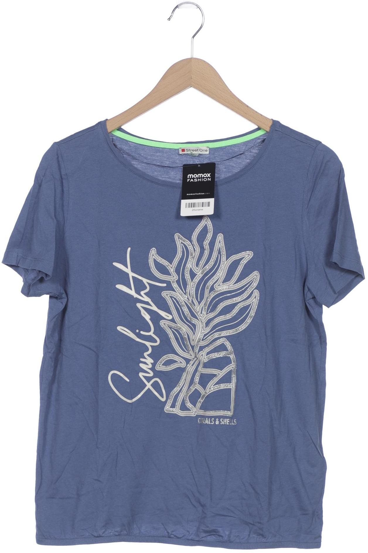 

Street One Damen T-Shirt, blau, Gr. 44