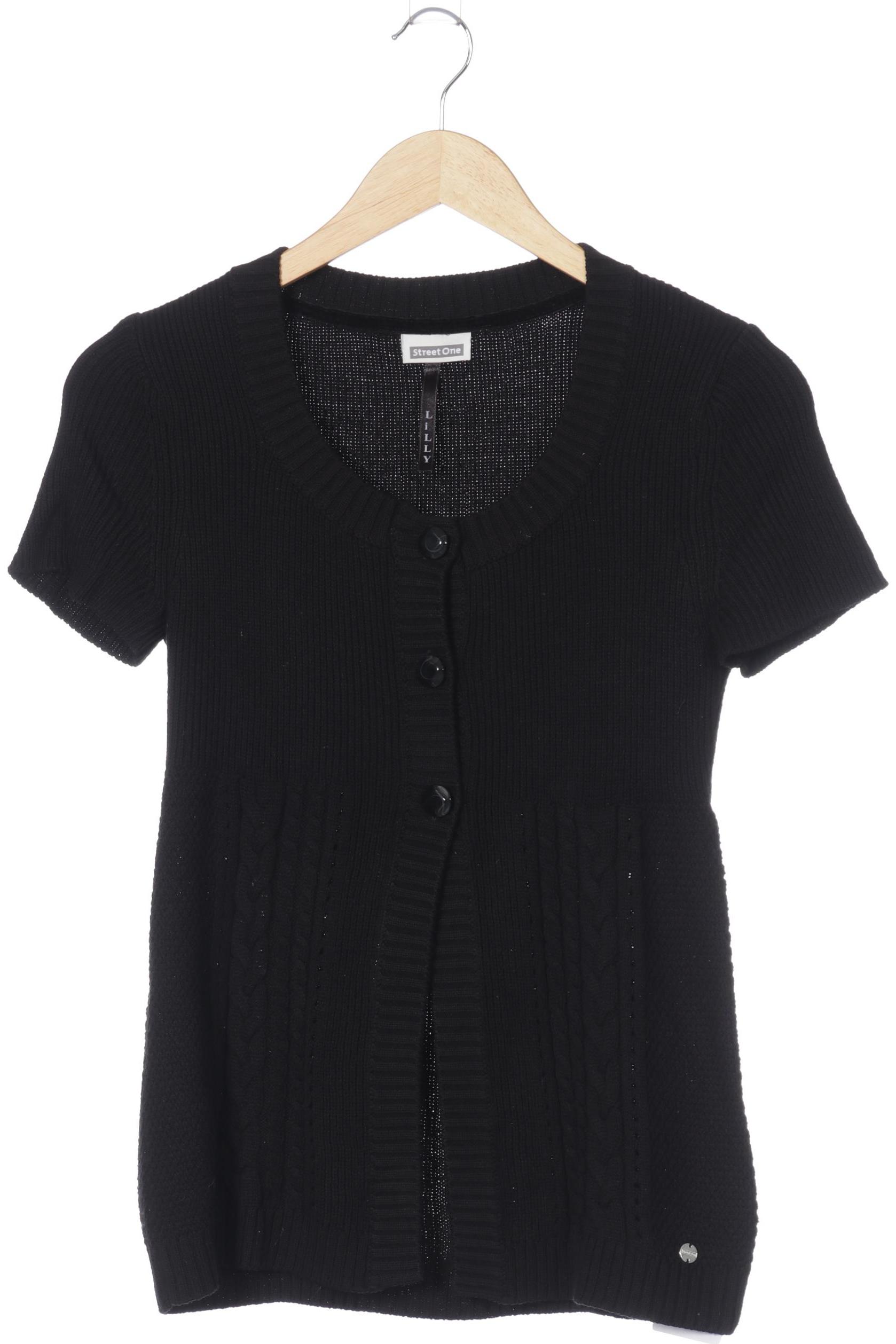 

Street One Damen Strickjacke, schwarz, Gr. 34
