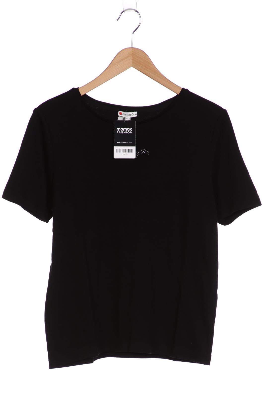 

Street One Damen T-Shirt, schwarz, Gr. 42