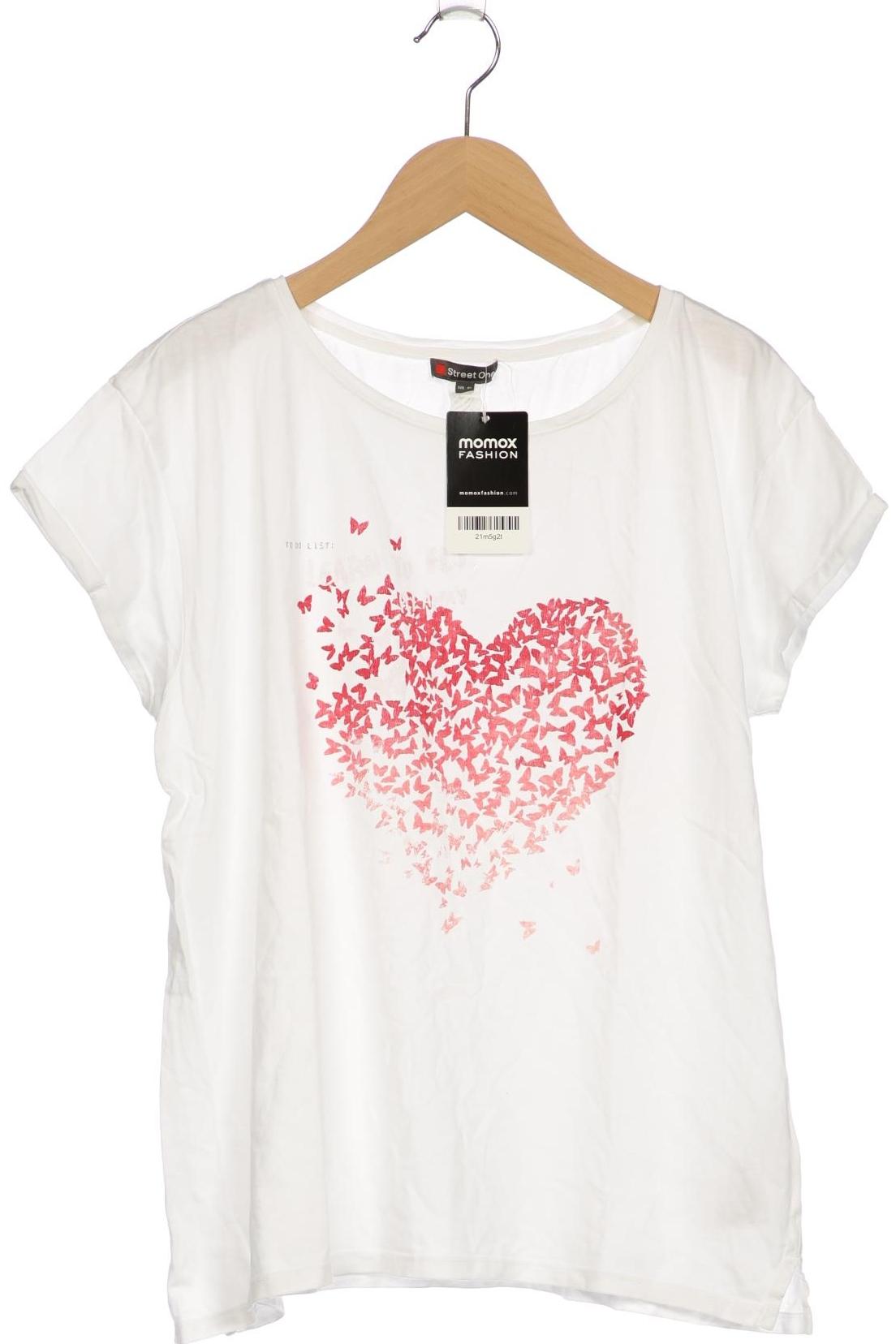 

Street One Damen T-Shirt, weiß, Gr. 40