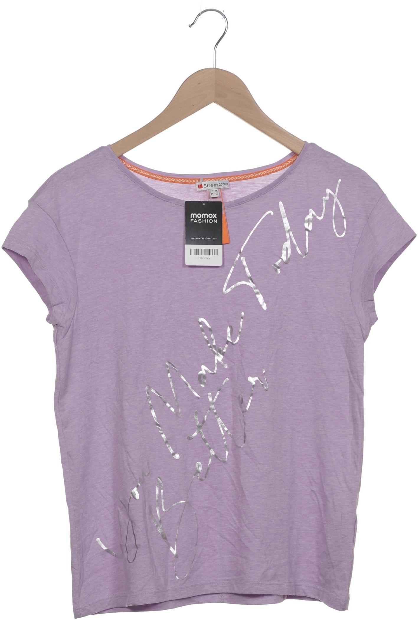 

Street One Damen T-Shirt, flieder, Gr. 36