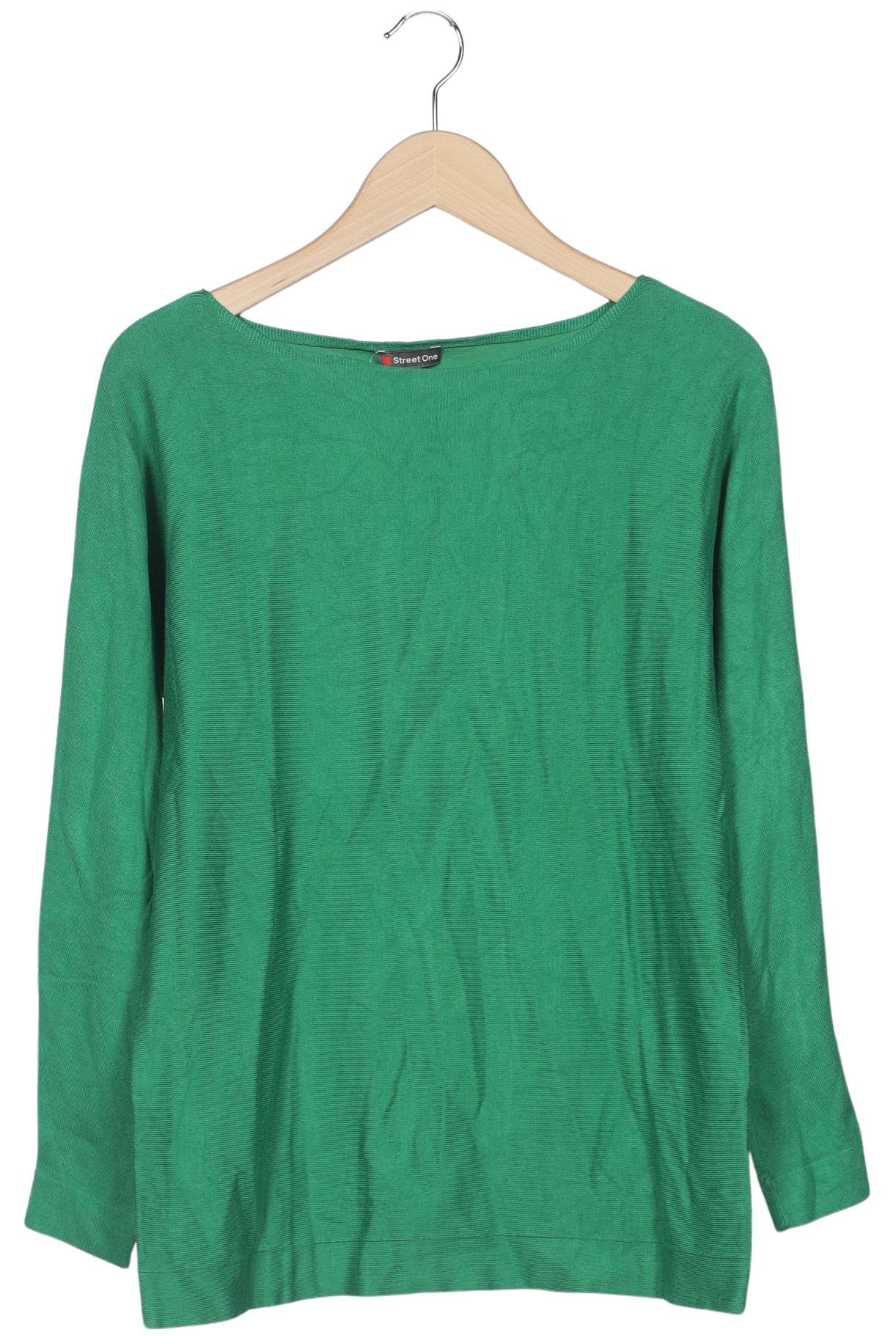 

Street One Damen Pullover, grün, Gr. 40