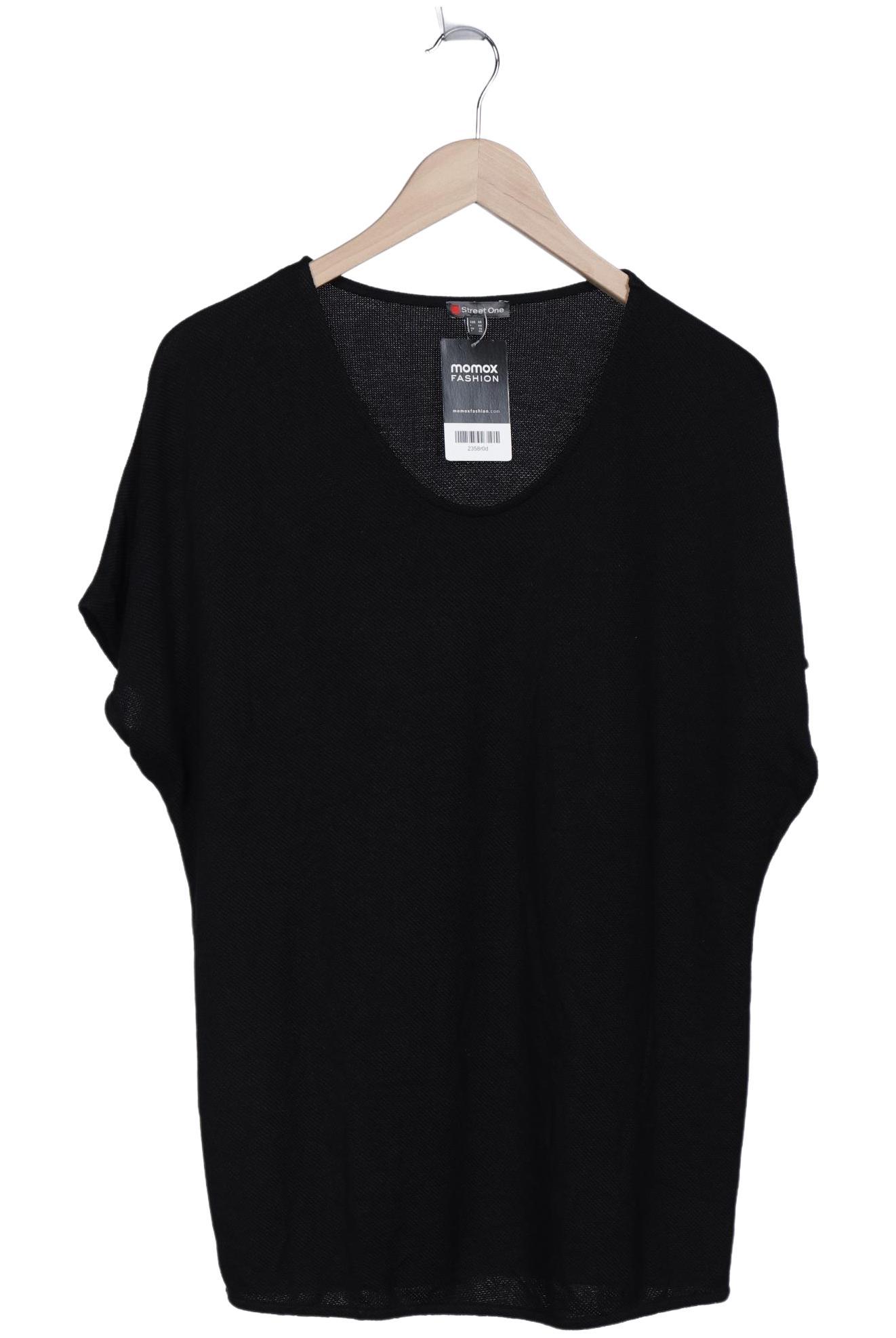 

Street One Damen T-Shirt, schwarz, Gr. 44