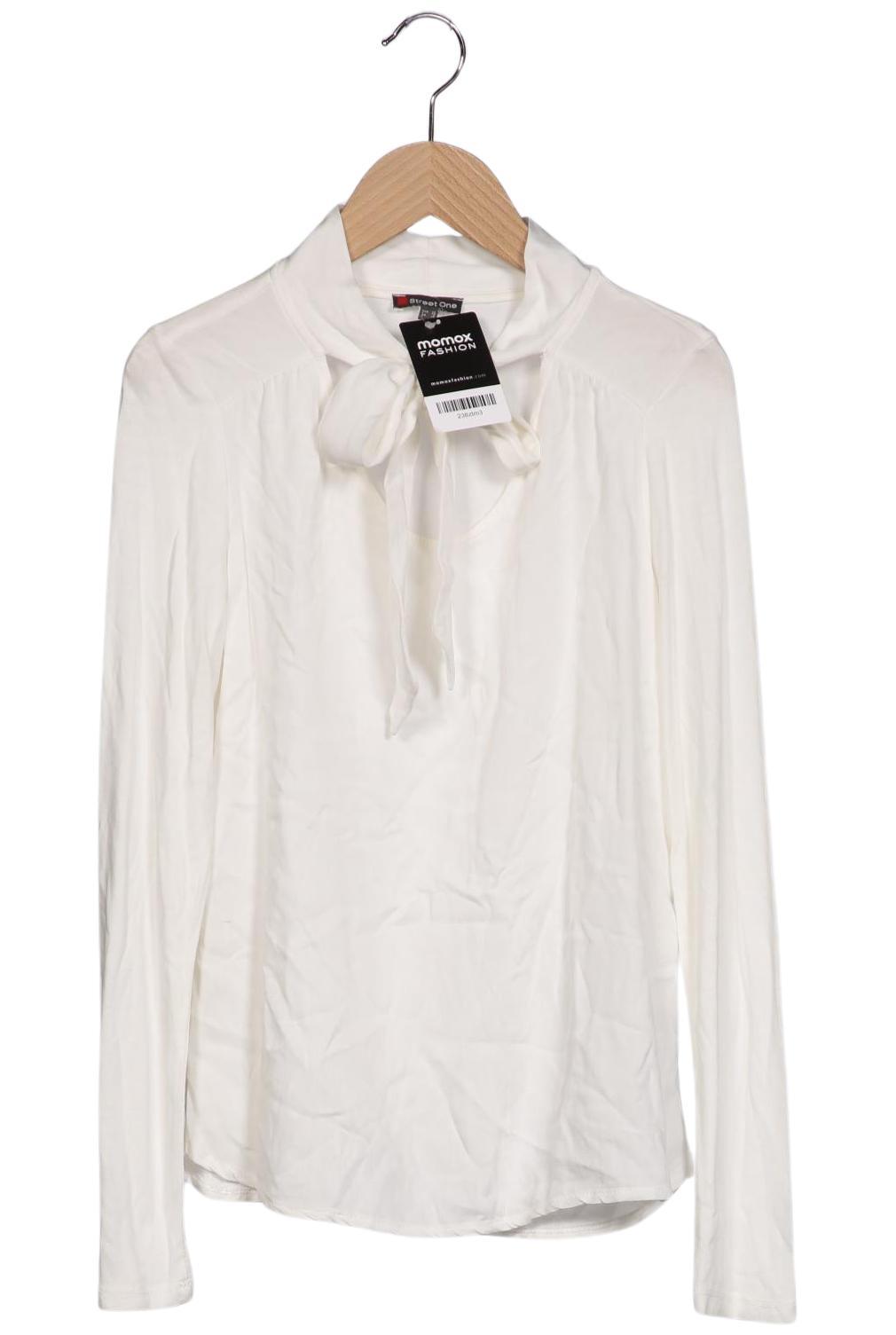 

Street One Damen Langarmshirt, weiß, Gr. 34