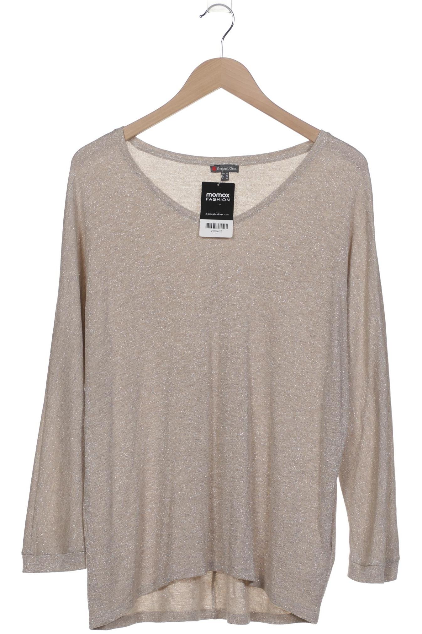 

Street One Damen Langarmshirt, silber, Gr. 44