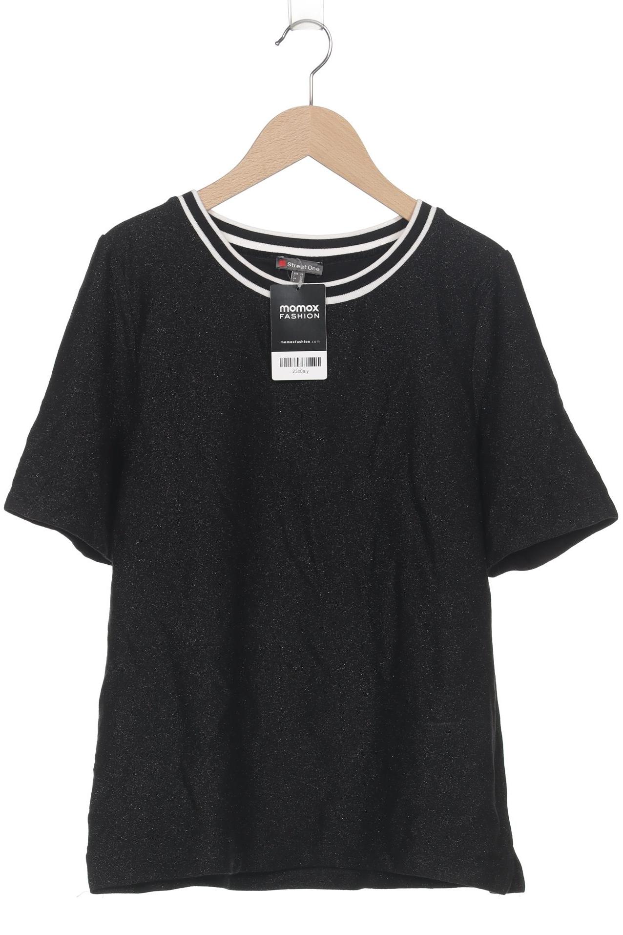 

Street One Damen T-Shirt, schwarz, Gr. 38