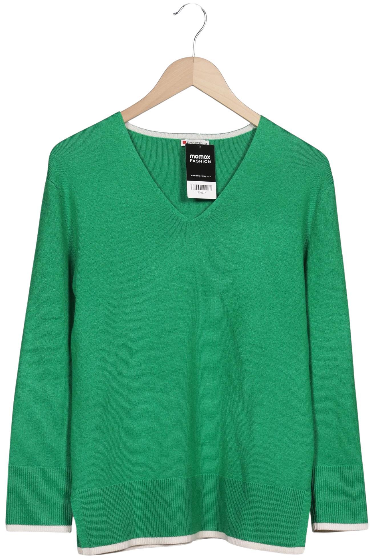 

Street One Damen Pullover, grün, Gr. 34