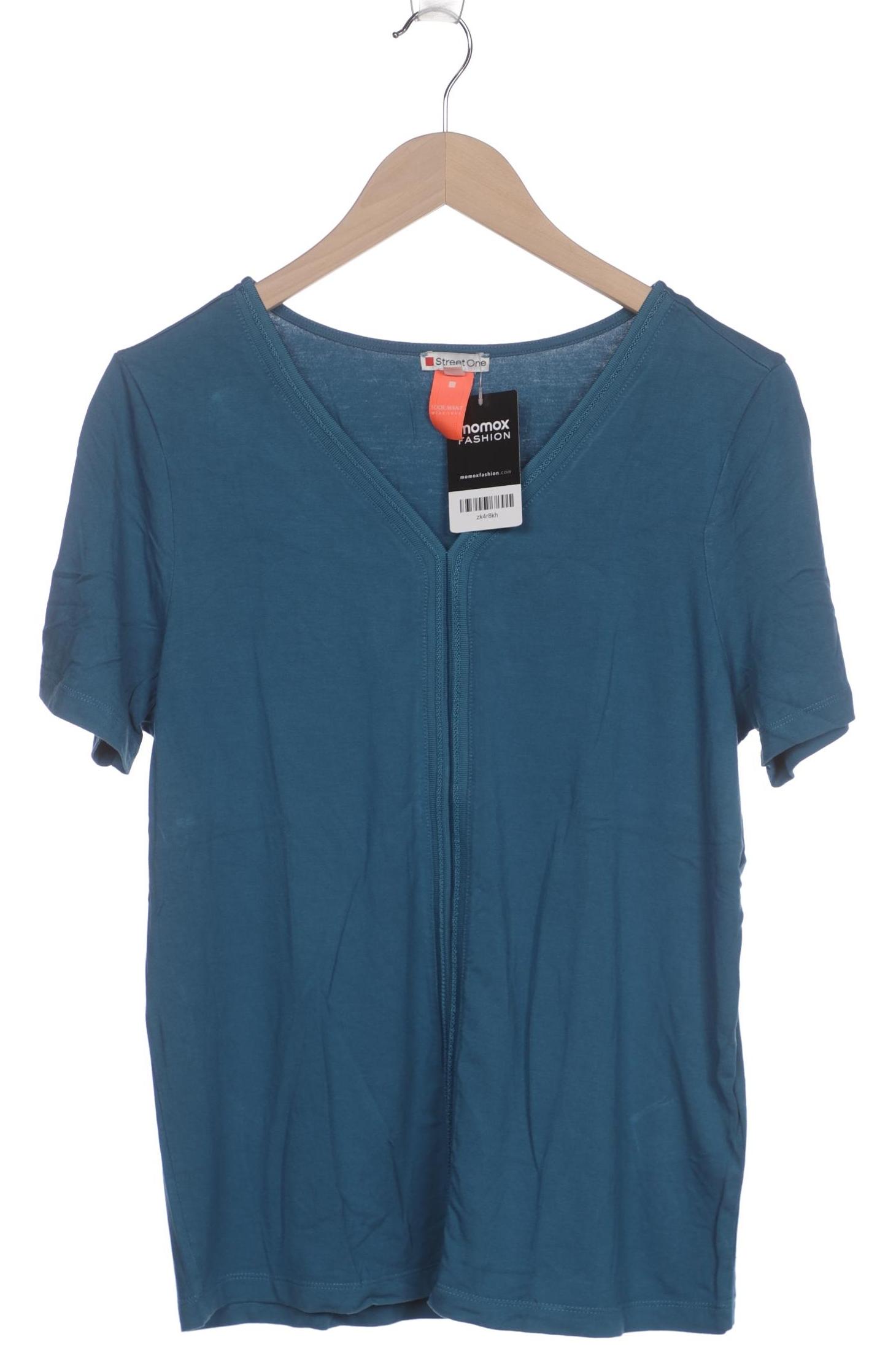 

Street One Damen T-Shirt, blau, Gr. 40