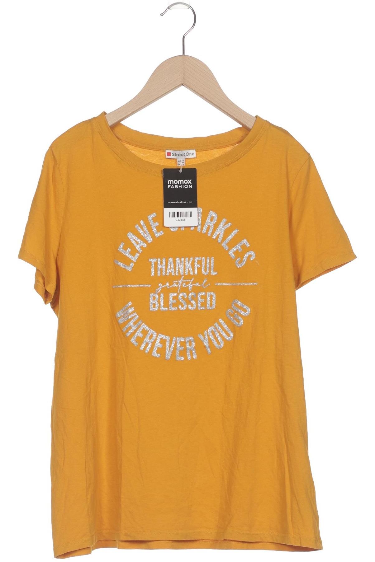 

Street One Damen T-Shirt, gelb, Gr. 40