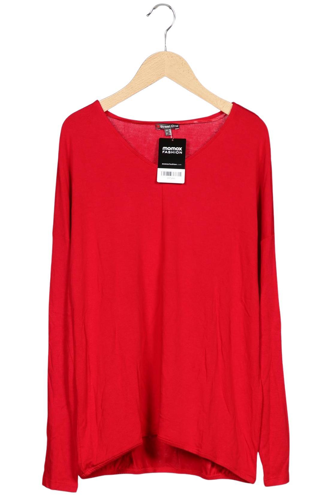 

Street One Damen Langarmshirt, rot, Gr. 40