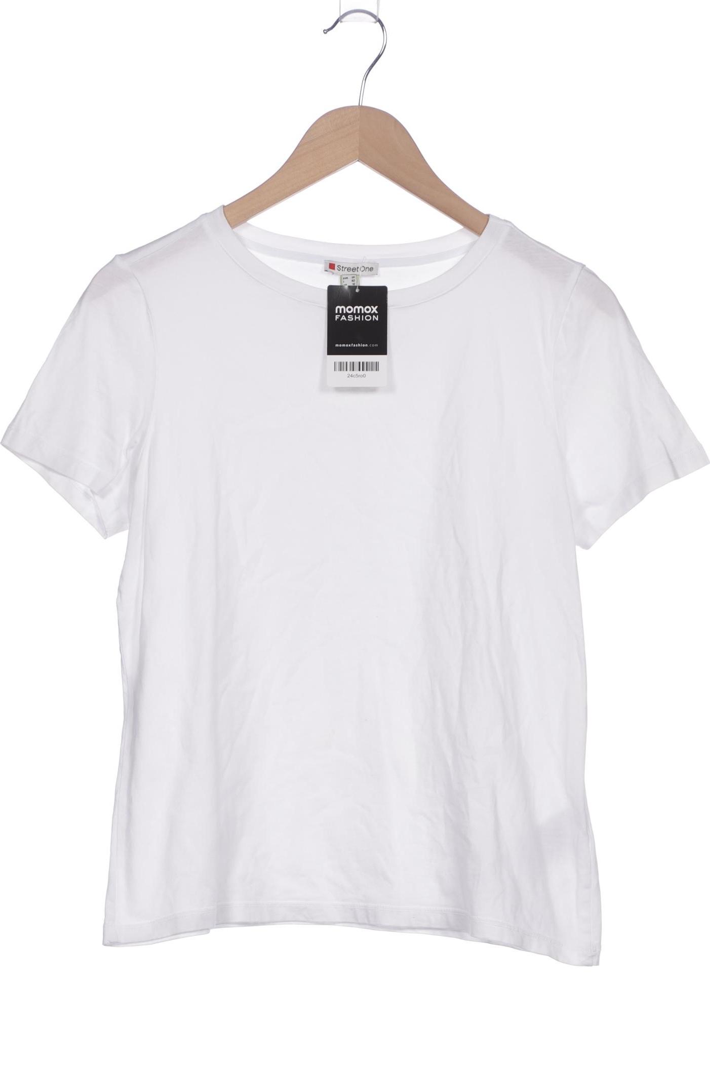 

Street One Damen T-Shirt, weiß, Gr. 38