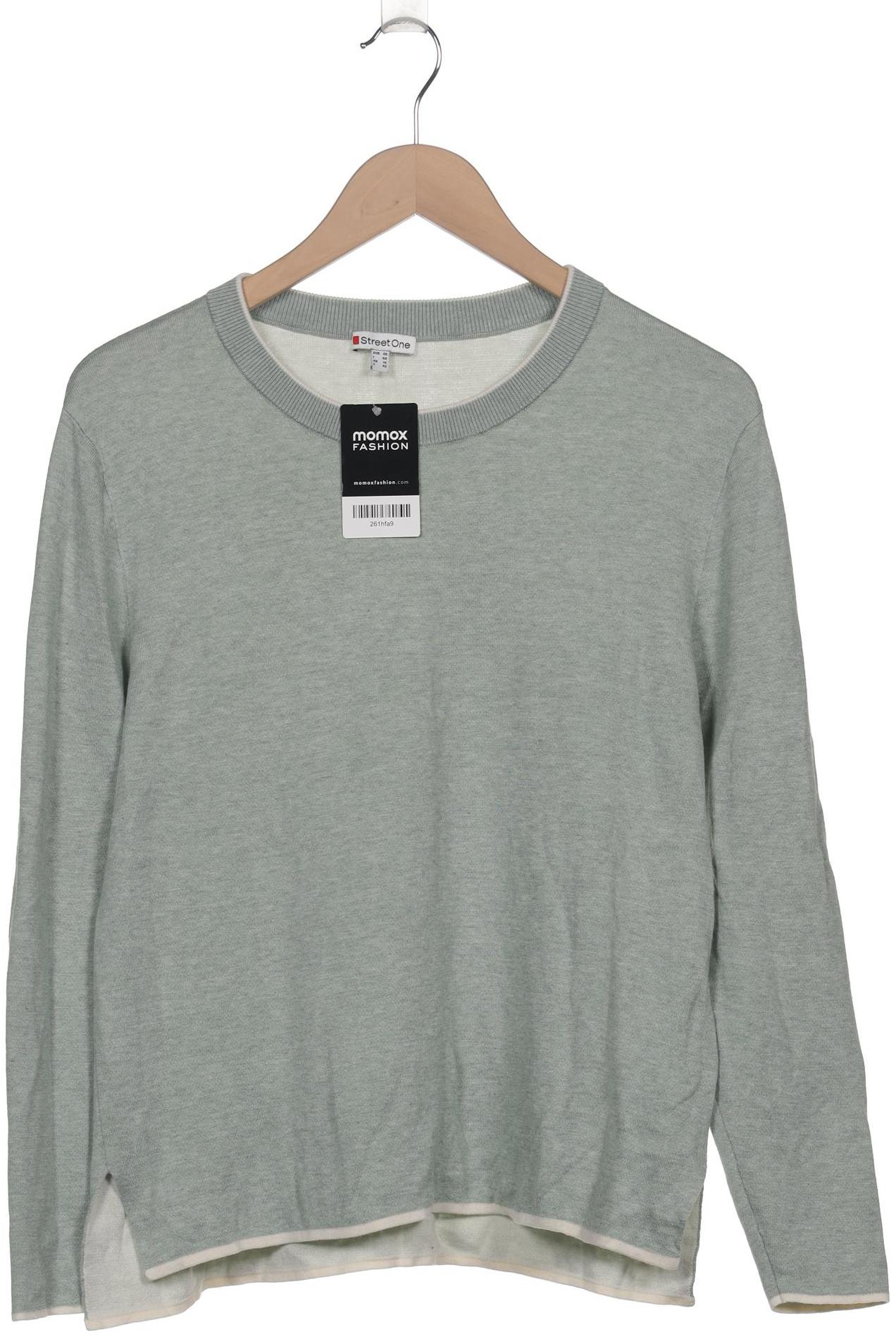

Street One Damen Pullover, grün, Gr. 40
