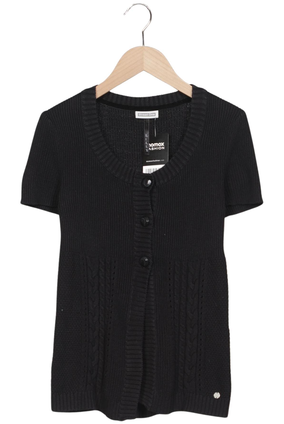 

Street One Damen Strickjacke, schwarz, Gr. 36