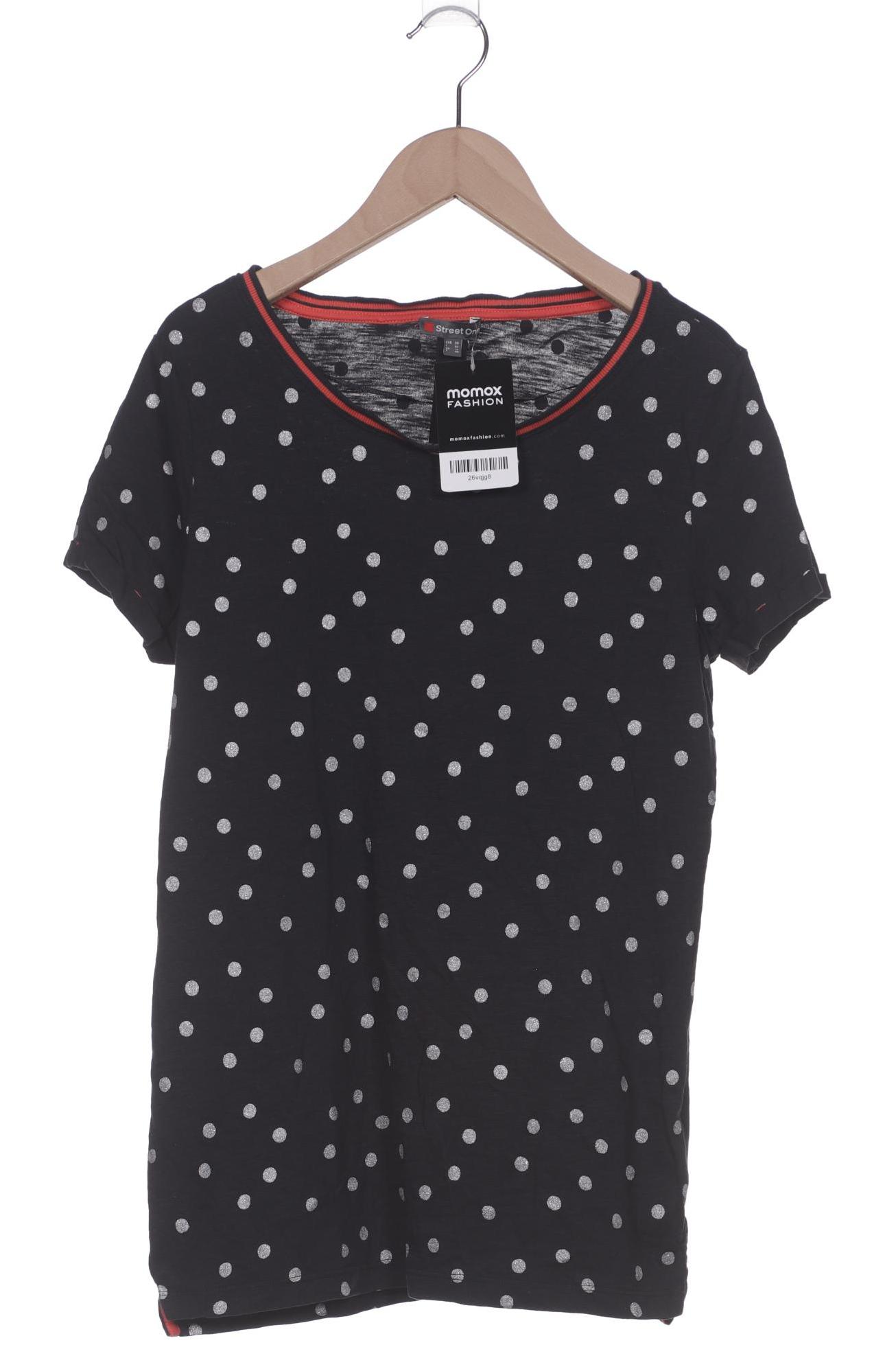 

Street One Damen T-Shirt, schwarz, Gr. 38