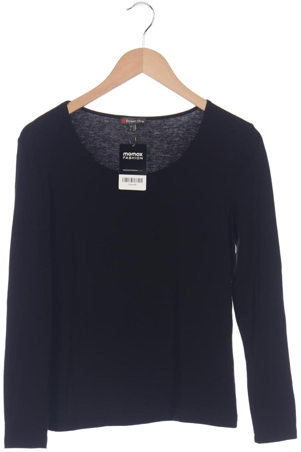 

Street One Damen Langarmshirt, schwarz, Gr. 38