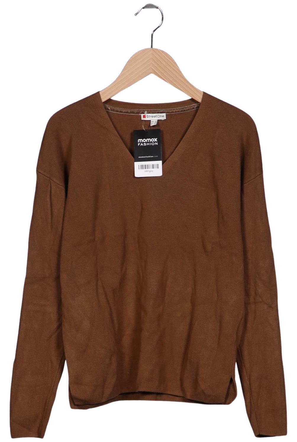 

Street One Damen Pullover, braun, Gr. 34