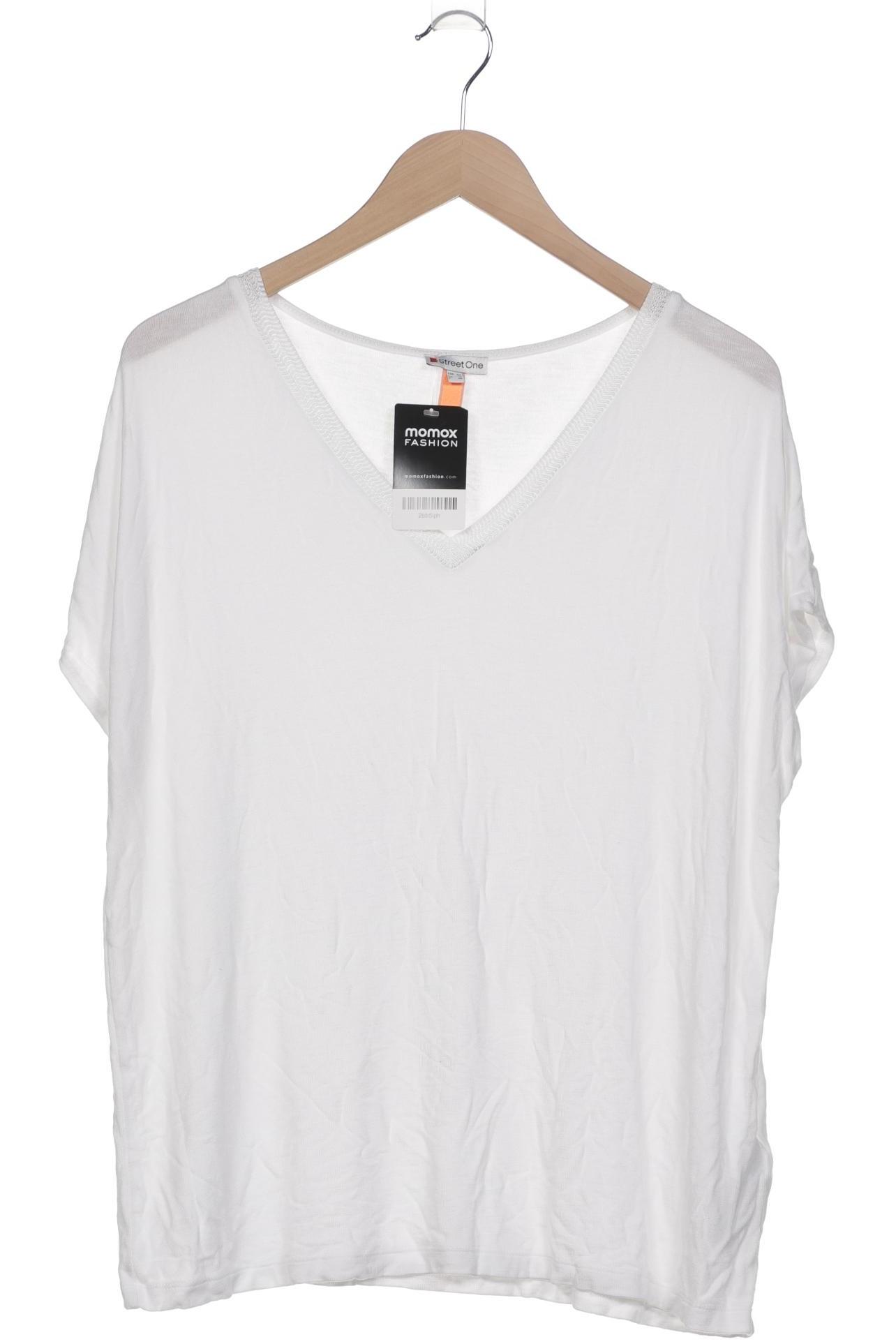 

Street One Damen T-Shirt, weiß, Gr. 44