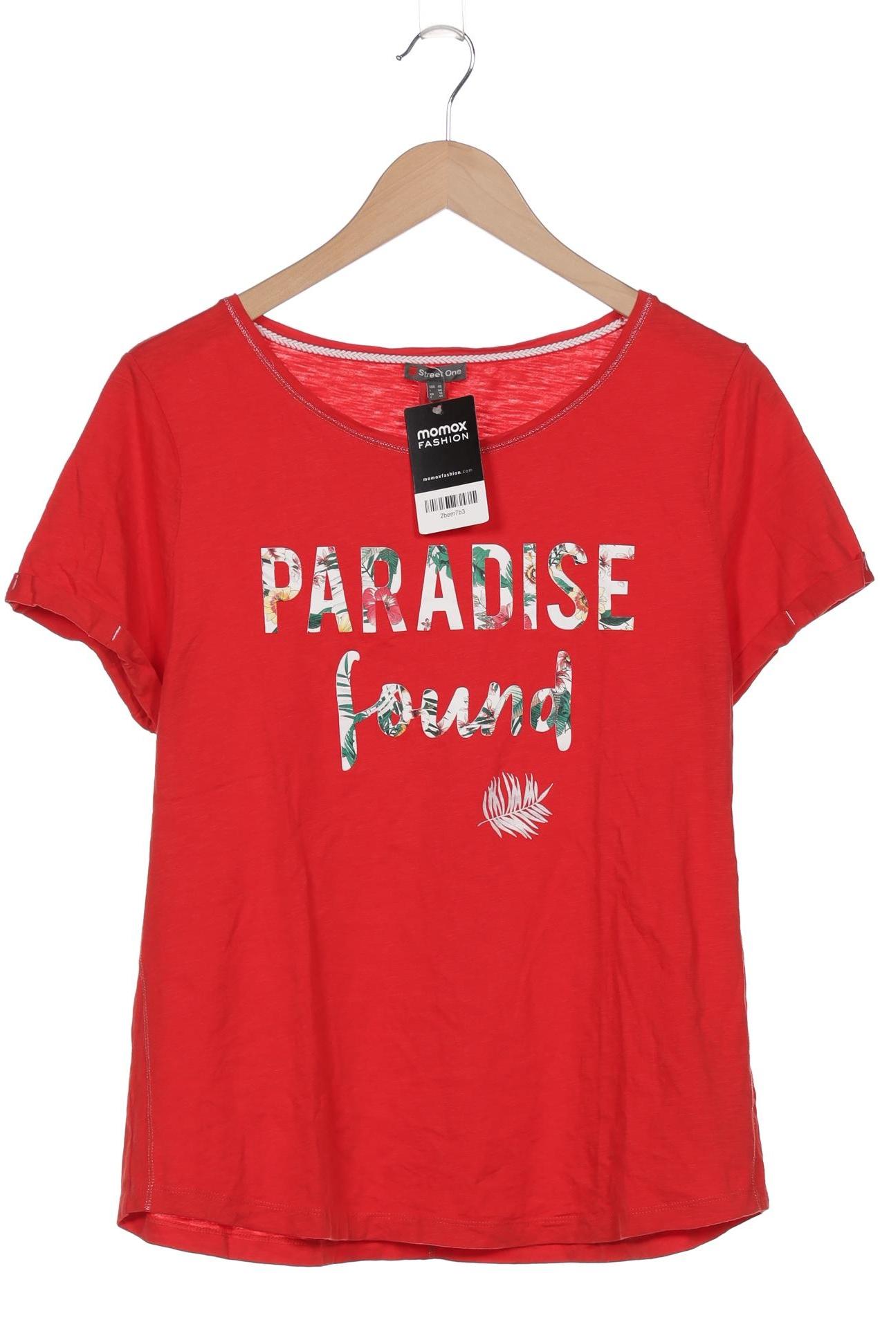 

Street One Damen T-Shirt, rot, Gr. 40