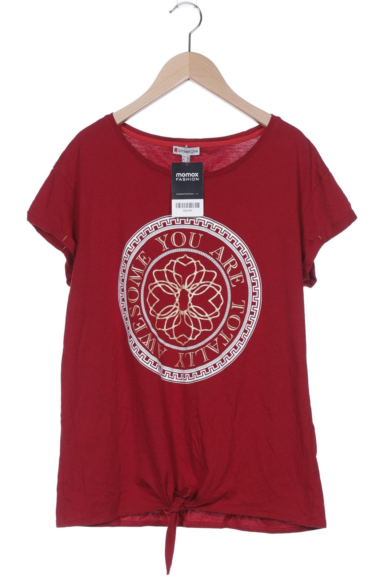 

Street One Damen T-Shirt, rot, Gr. 42