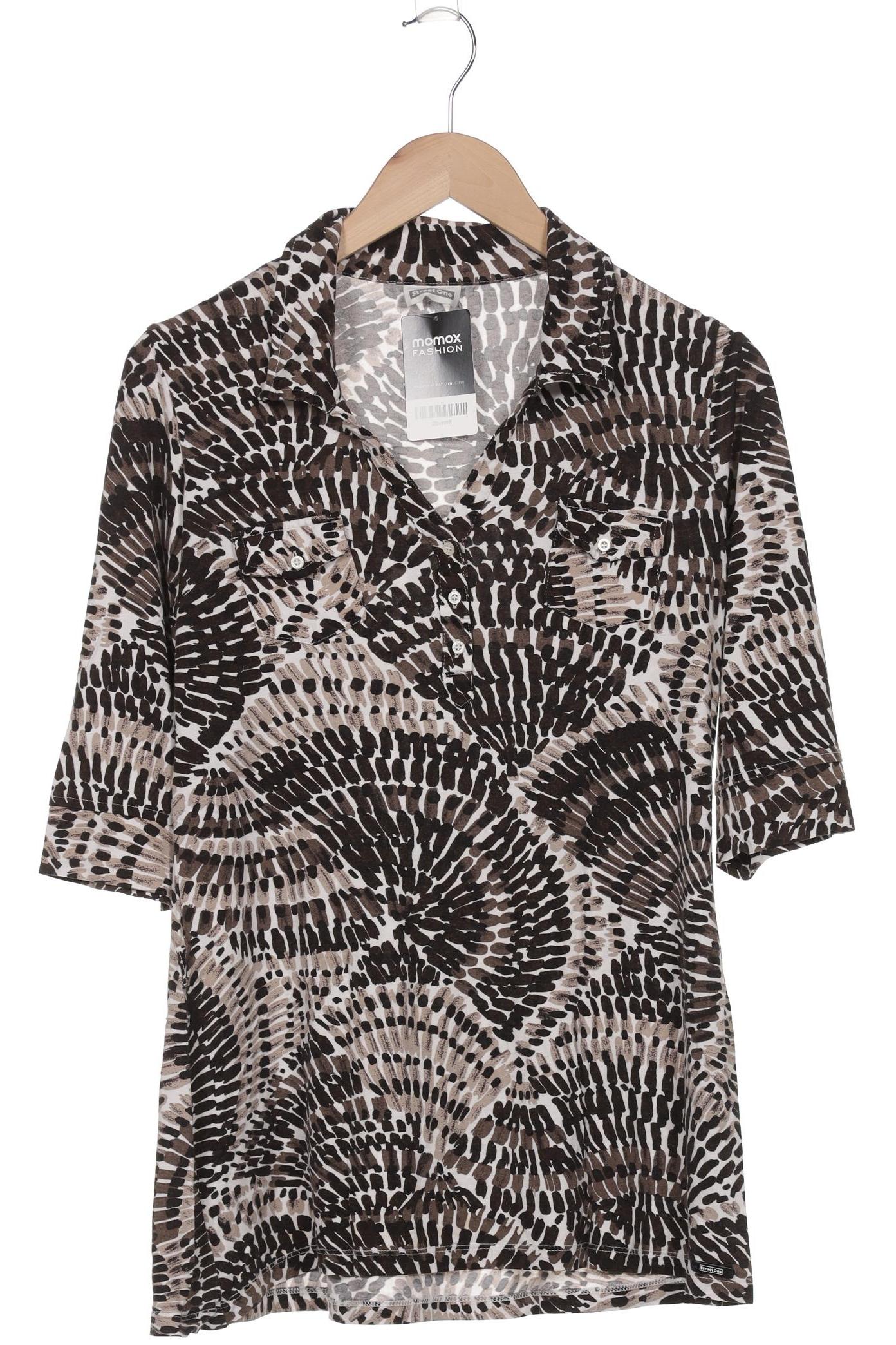 

Street One Damen Poloshirt, braun, Gr. 44