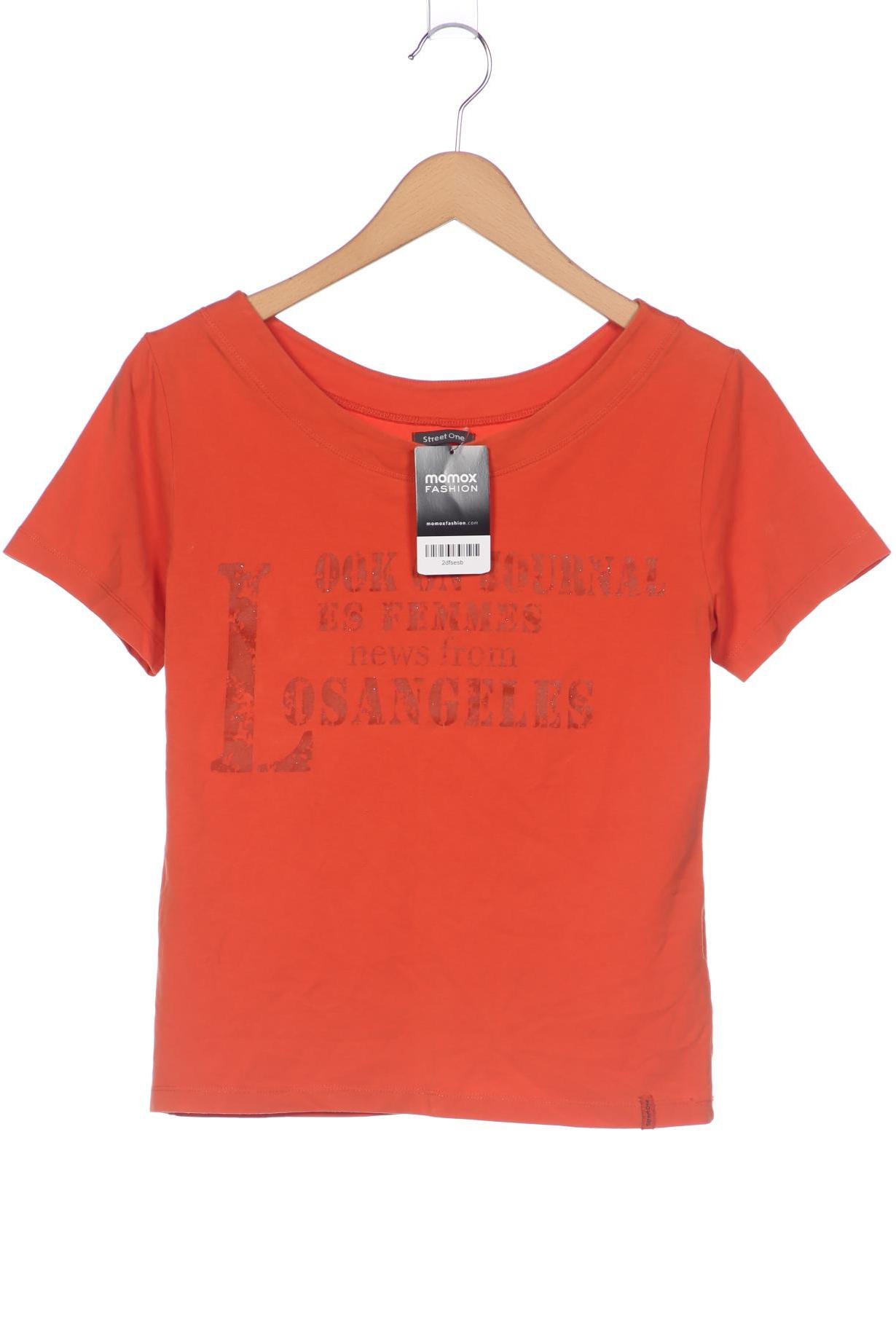 

Street One Damen T-Shirt, orange, Gr. 38