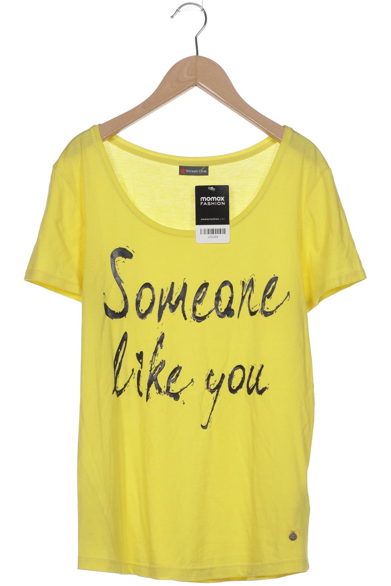 

Street One Damen T-Shirt, gelb, Gr. 40